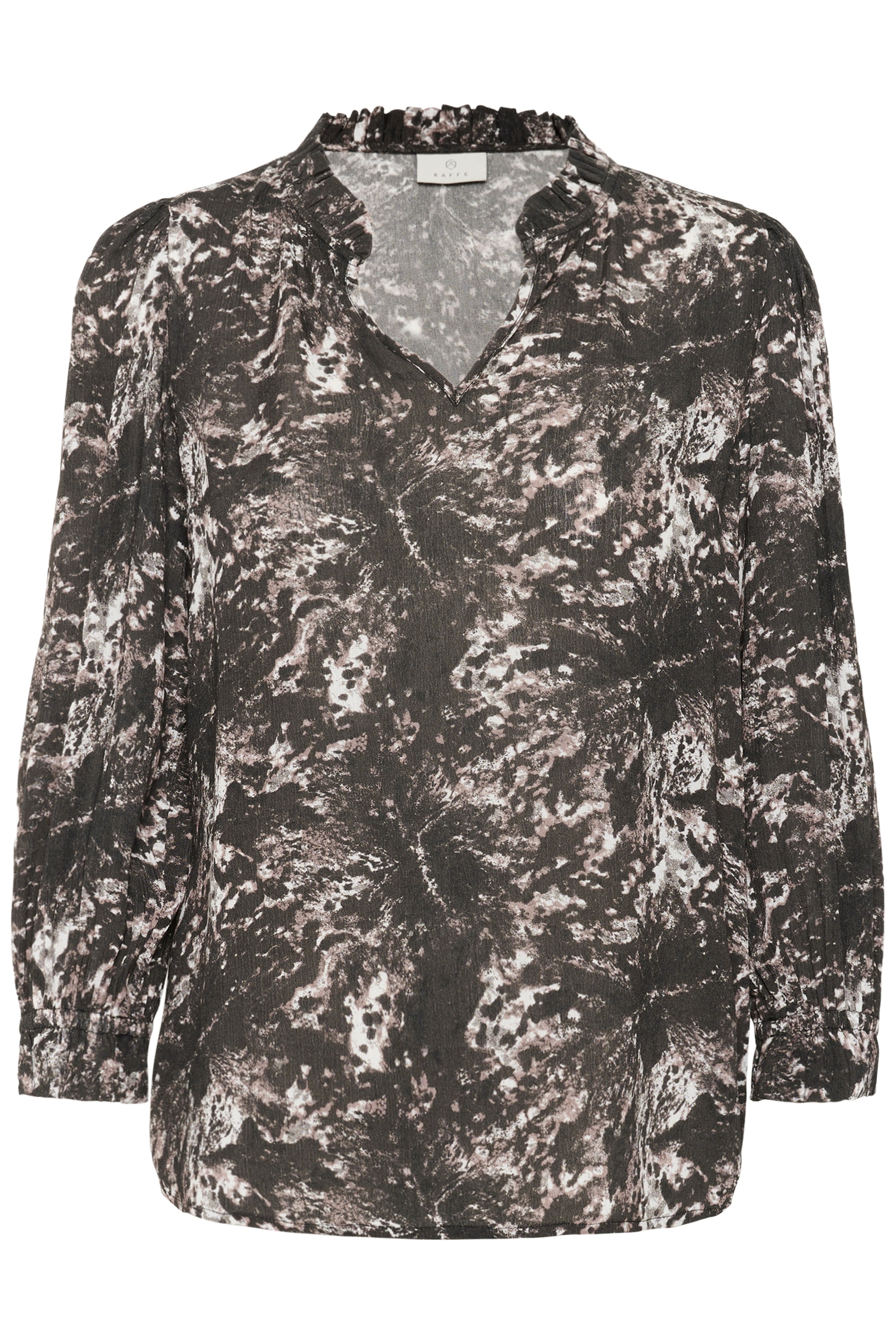 KAFFE Langarmbluse "Damen Bluse langarm KAlinda"