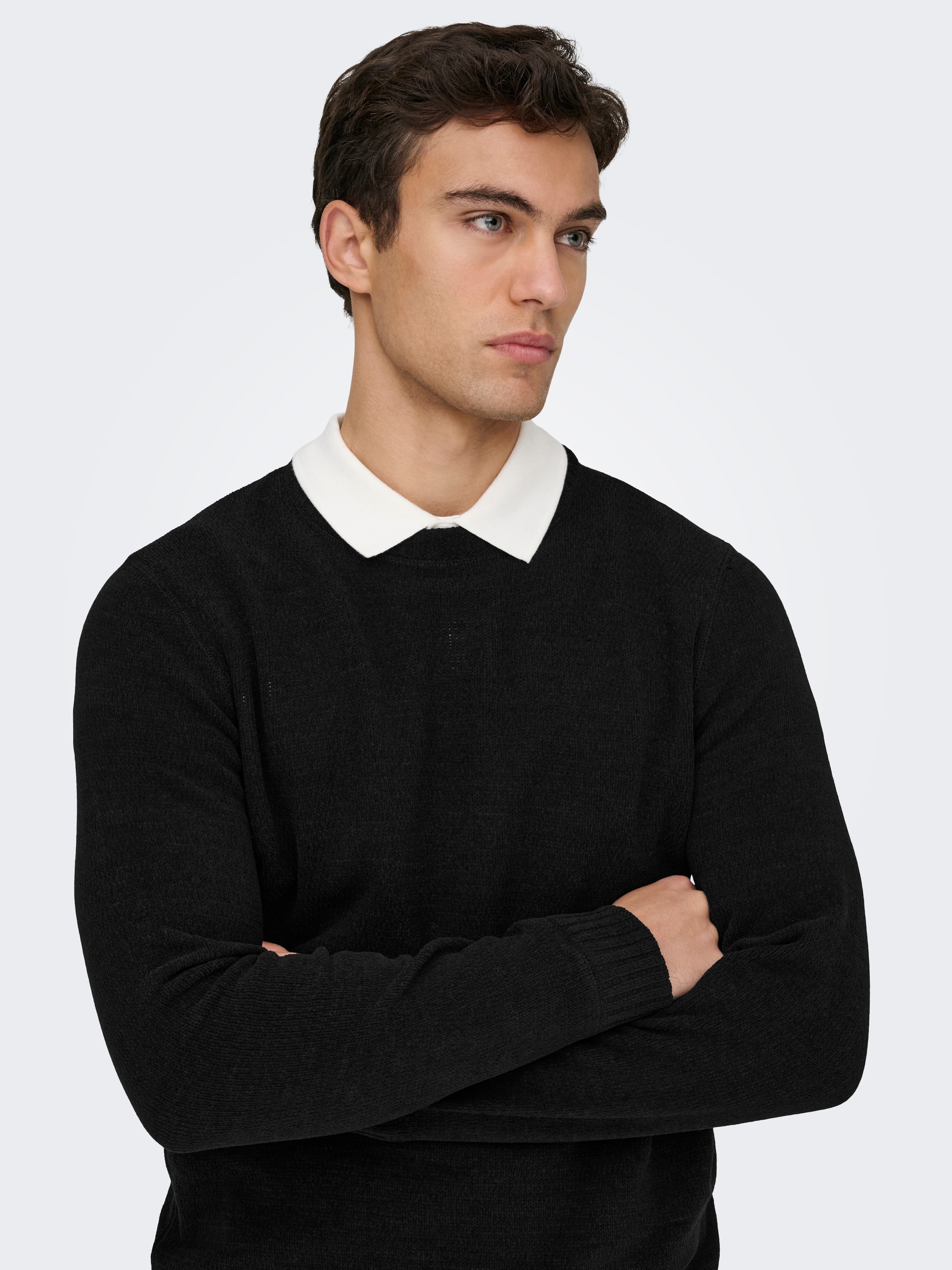 ONLY & SONS Strickpullover »ONSETHAN LIFE REG 7 CREW KNIT«
