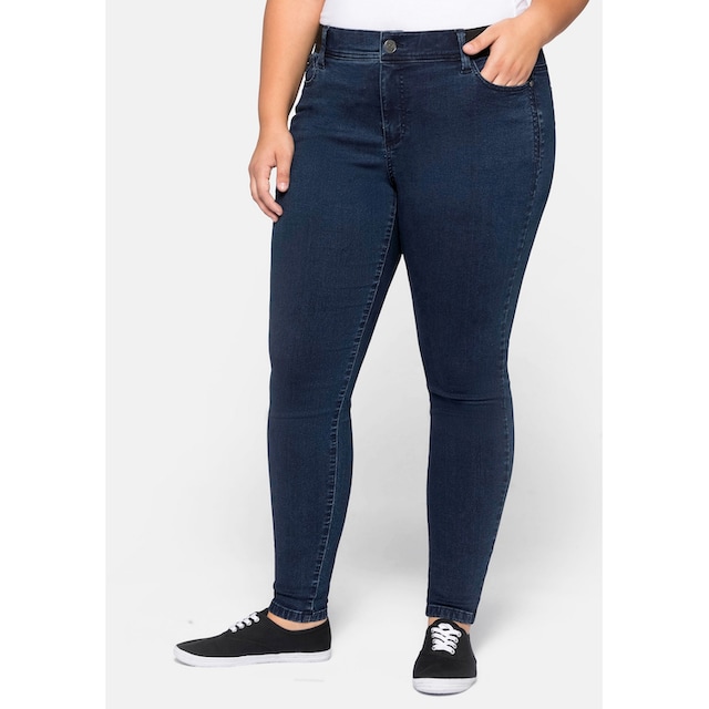 Sheego Stretch-Jeans »Große Größen«, »Die Skinny«, wächst bis zu 3 Gr. mit  online kaufen | BAUR