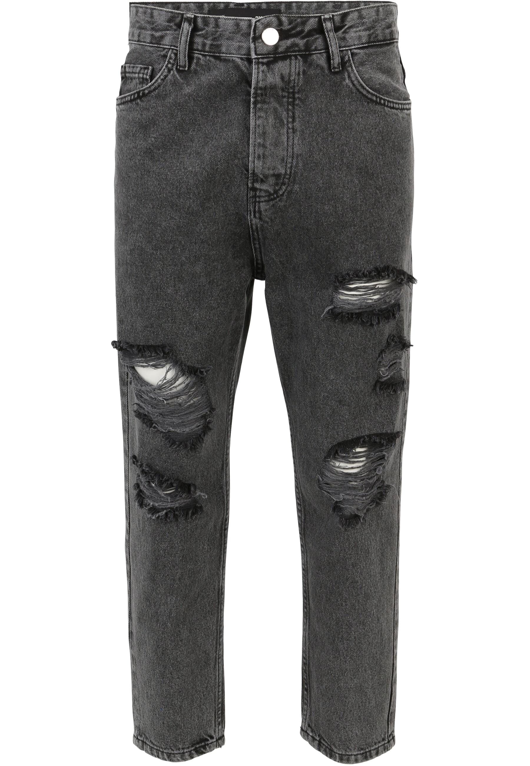 2Y Studios Bequeme Jeans "2Y Studios Herren 2Y Destroyed Relaxed Fit Denim"