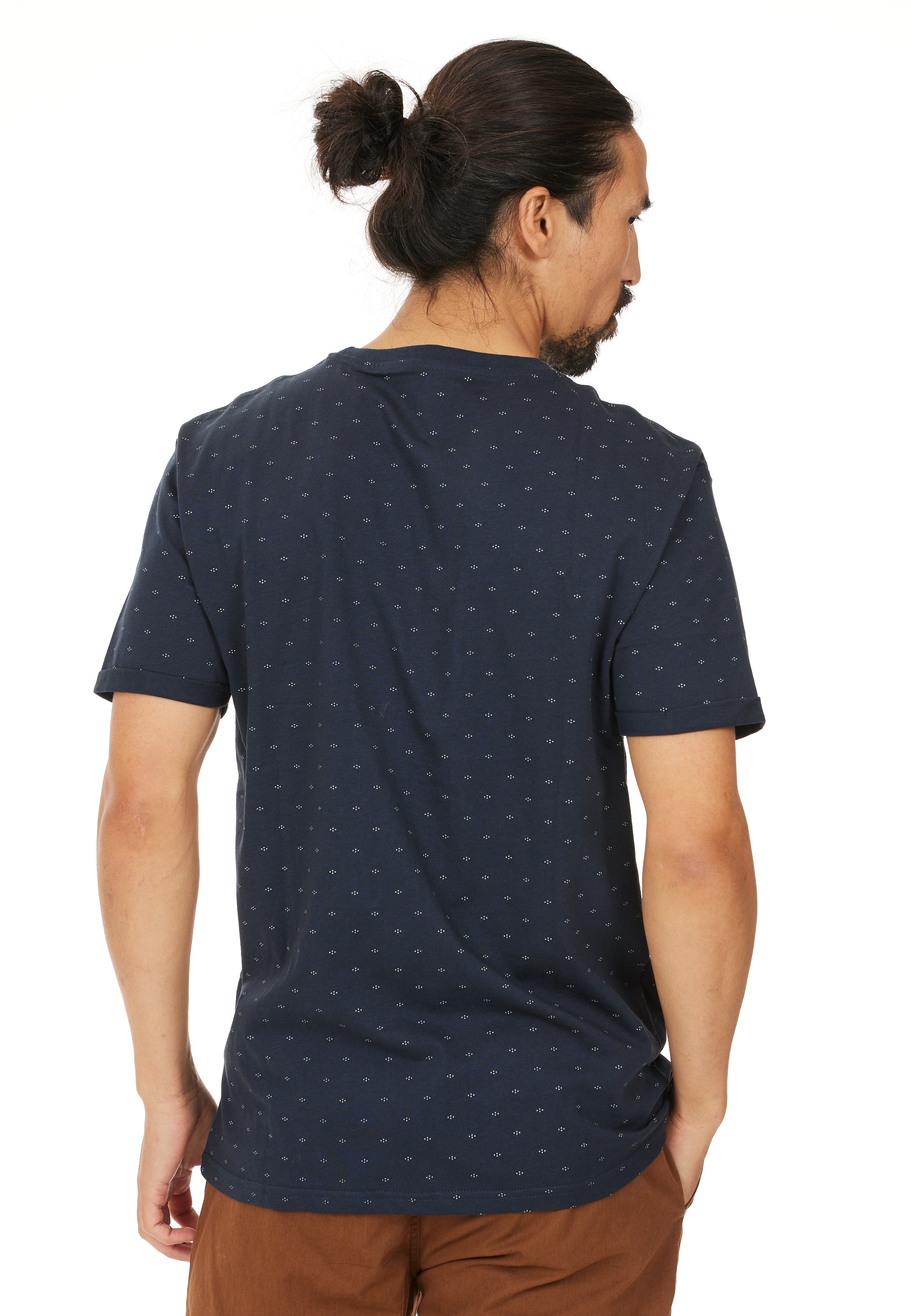 CRUZ T-Shirt »Kellaro«, mit dezentem Allover-Print