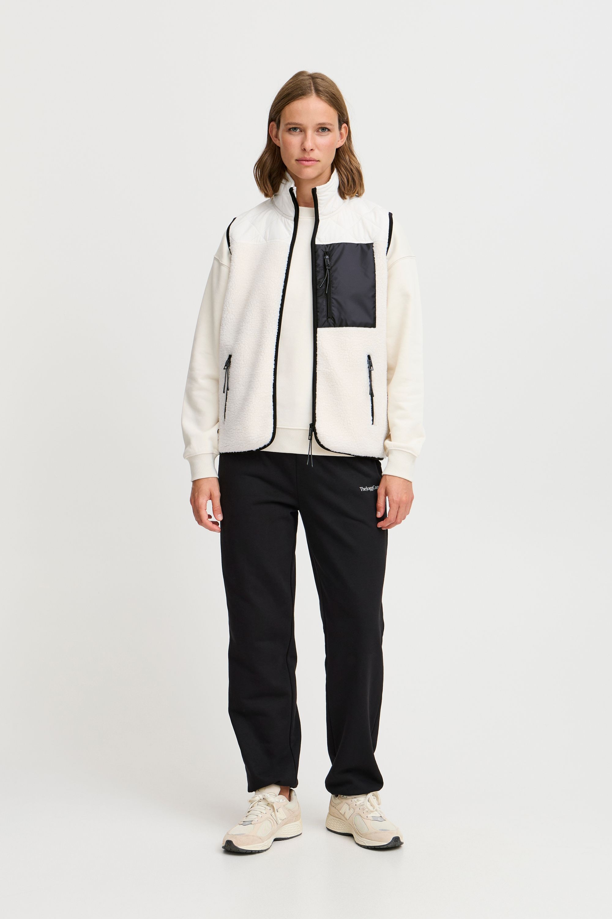 TheJoggConcept Fleeceweste »Fleeceweste JCBERRI WAISTCOAT 6«, (1 tlg.)