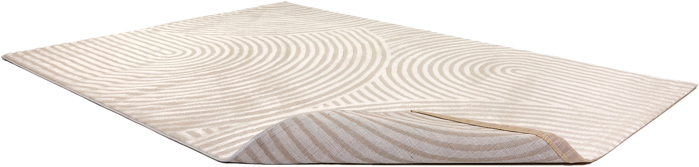 ASTRA Teppich »Jules 253« rechteckig 8 mm Höhe Hoch Tief Struktur, Kurzflor, Wohnzimmer, Schlafzimmer