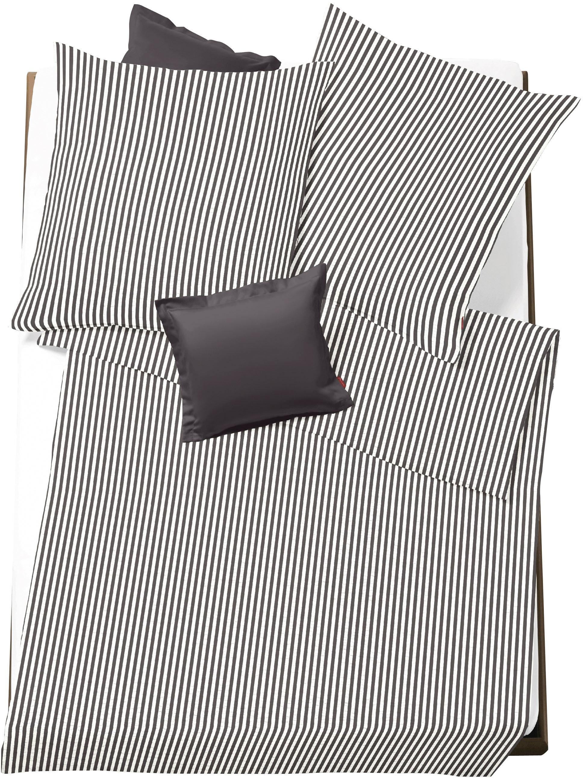 fleuresse Bettwäsche "Rio" 2 Stk. tlg. Feine buntgewebte Seersucker-Bettwäs günstig online kaufen