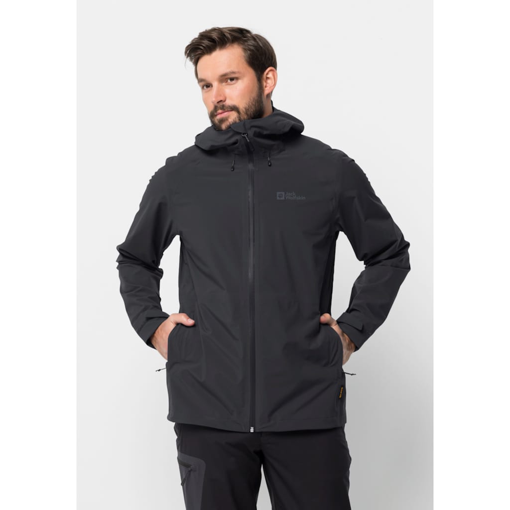 Jack Wolfskin Outdoorjacke »HIGHEST PEAK JACKET M«, mit Kapuze