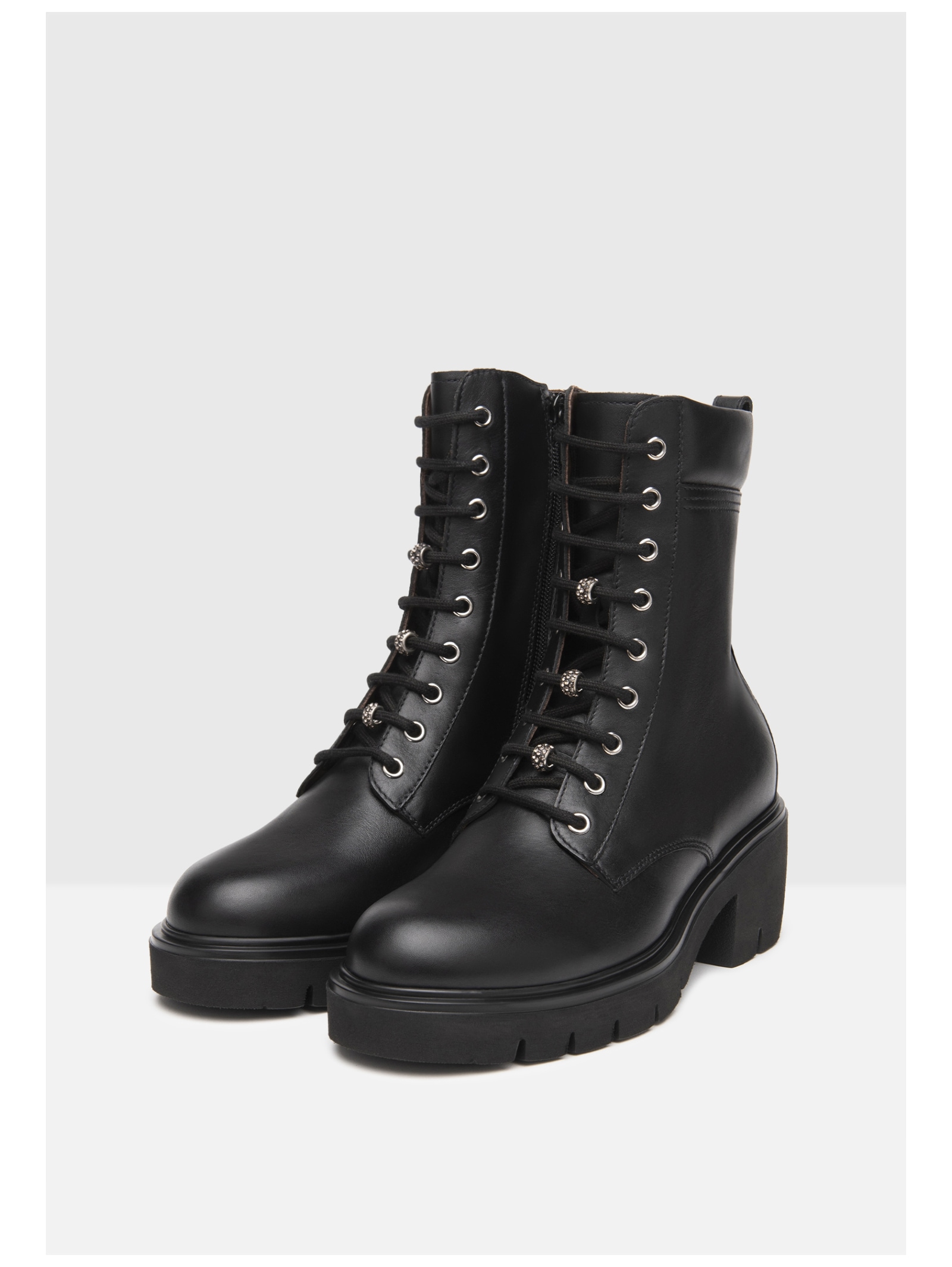 Nero Giardini Schnürstiefelette »Nero Giardini Stiefelette Leder/Textil«