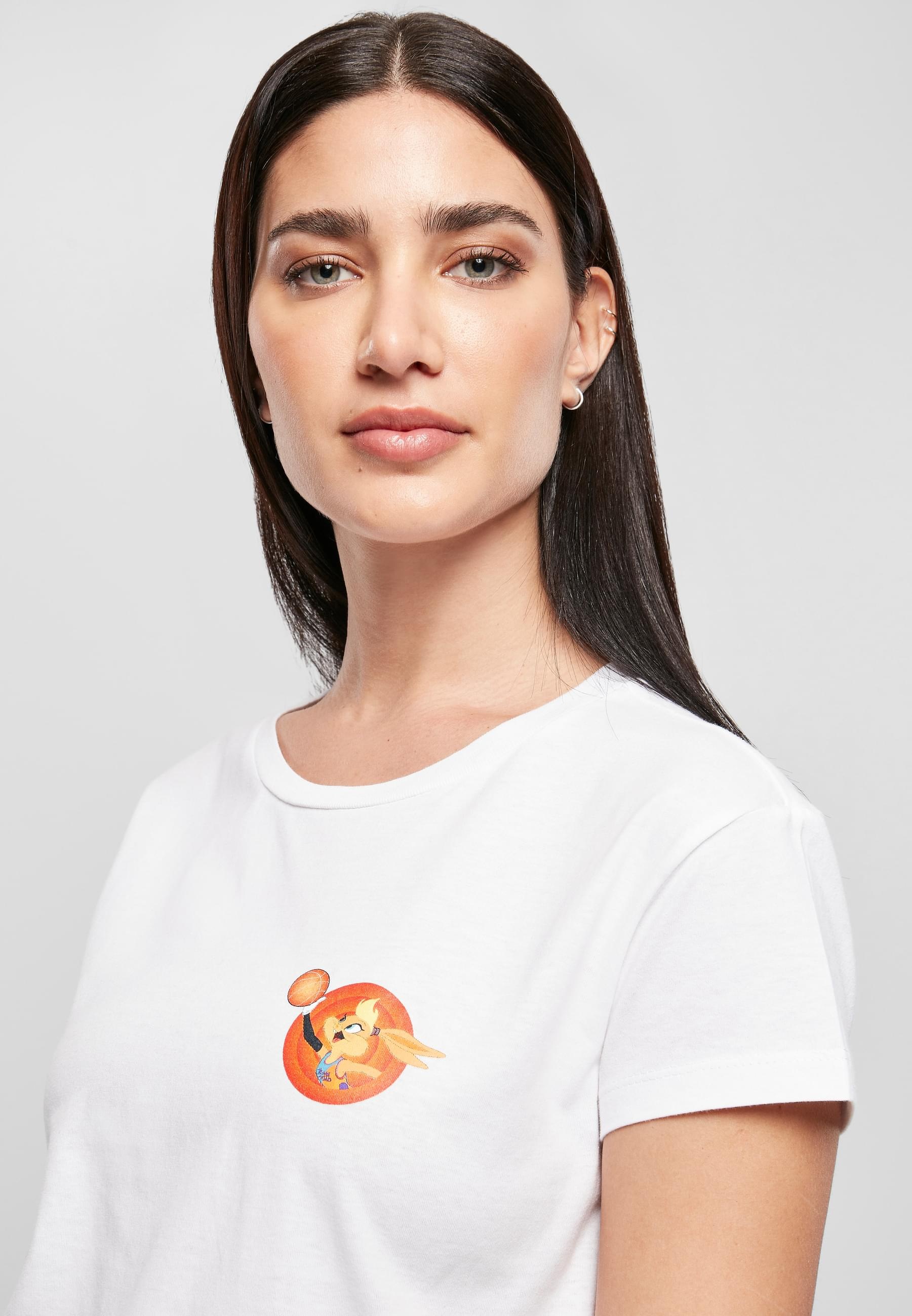 MisterTee Kurzarmshirt »MisterTee Damen Ladies Space Jam Tune Squad Lola Box Tee«, (1 tlg.)