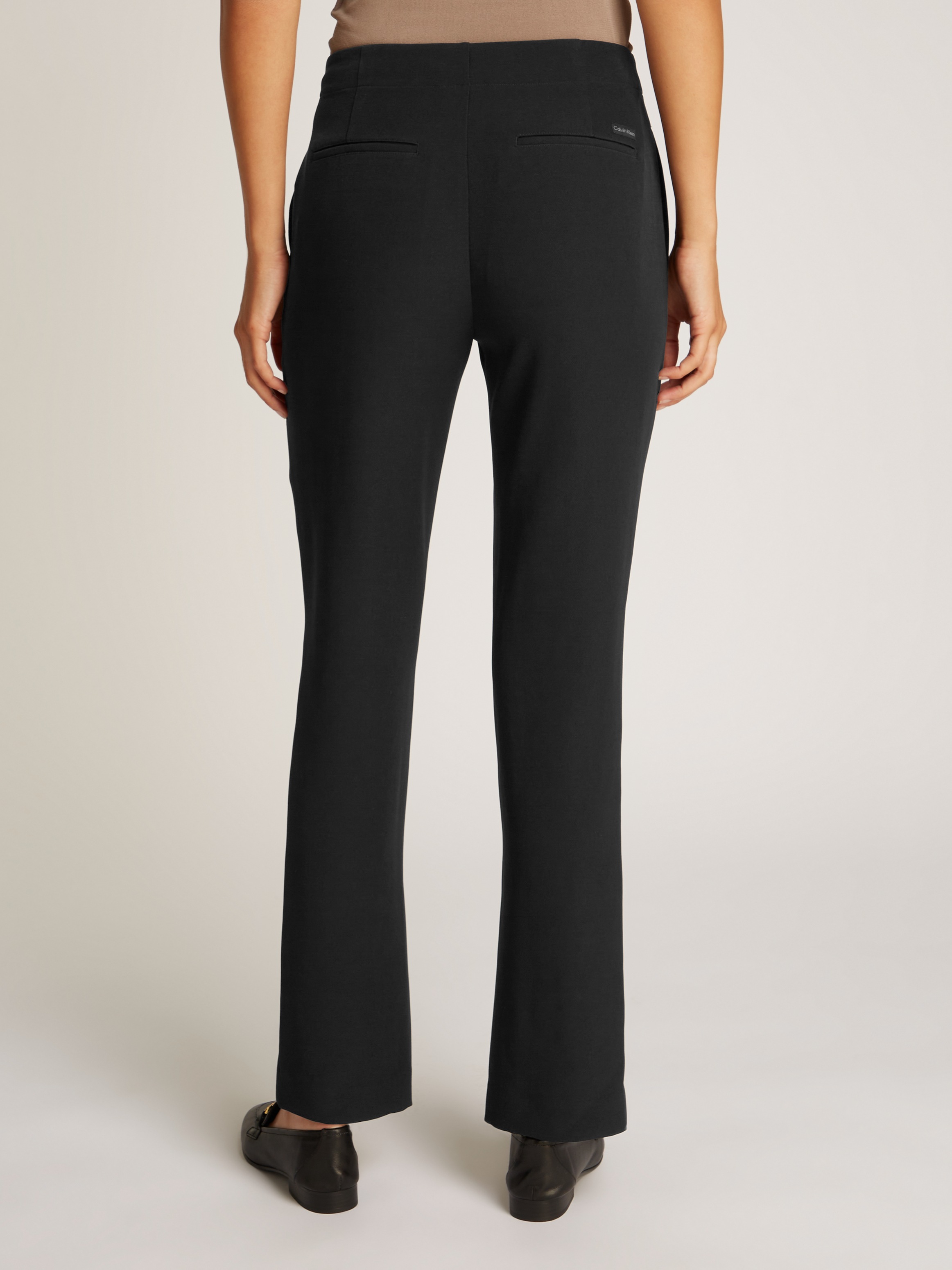 Calvin Klein Jeans Bootcuthose "SPLIT HEM SLIM LEG PANT", Gesäßtaschen, Log günstig online kaufen