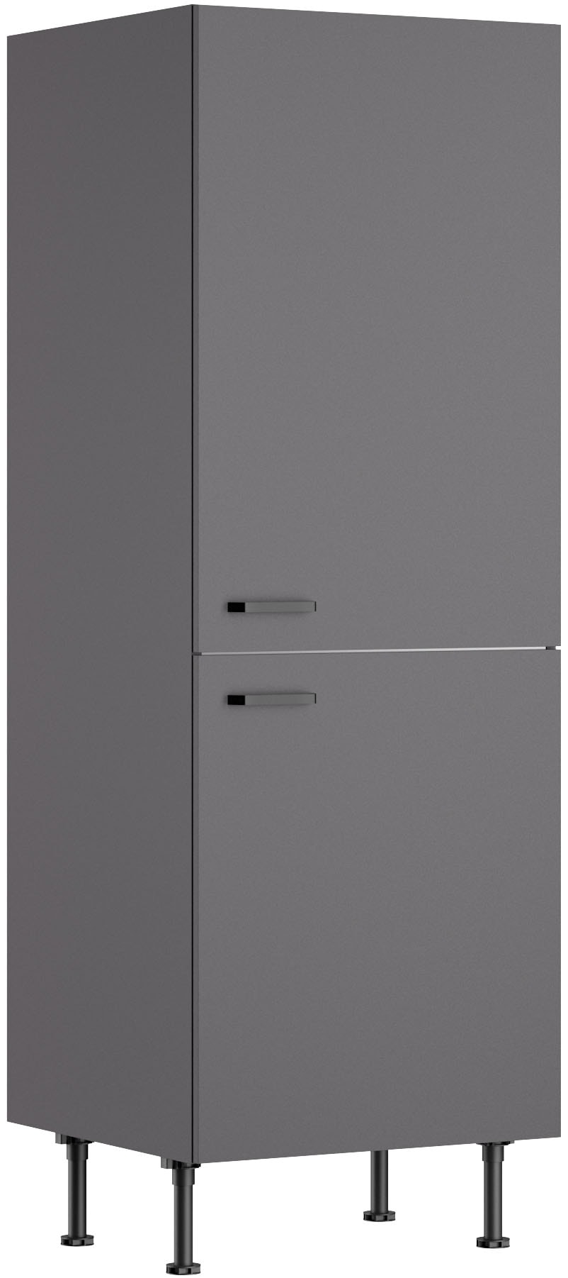 KOCHSTATION Kühlumbauschrank "KS-Paula" 60 cm breit, 176 cm hoch, mit 2 Türen, 1 Einlegeboden
