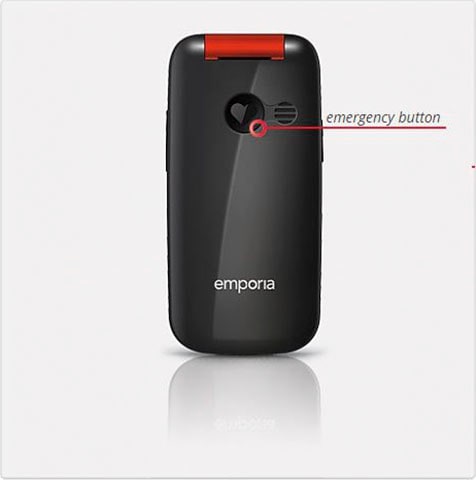 Emporia Klapphandy »One«, rot, 4,32 cm/1,7 Zoll, 2 MP Kamera