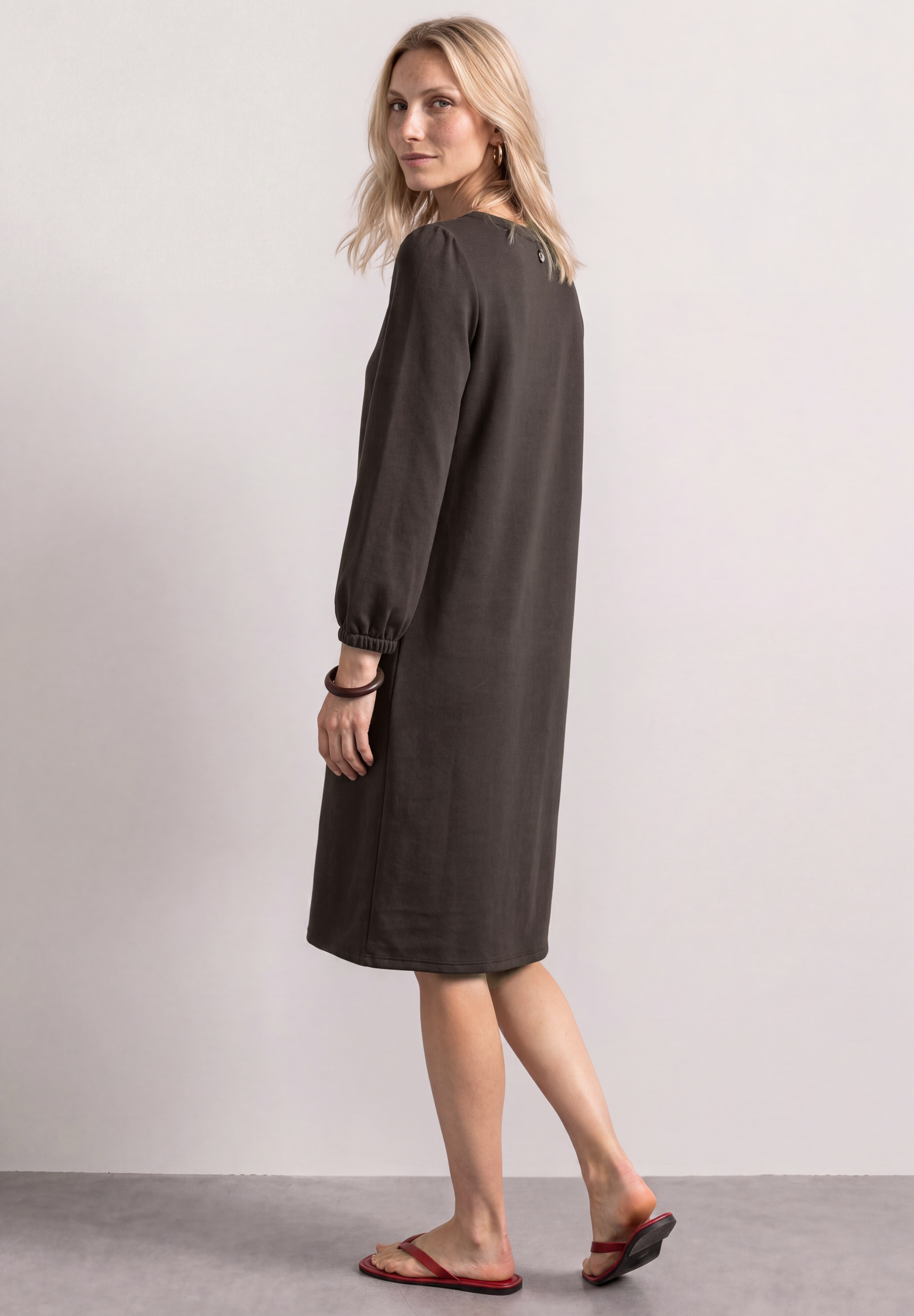 STREET ONE Sommerkleid Ohne Taschen in Unifarbe