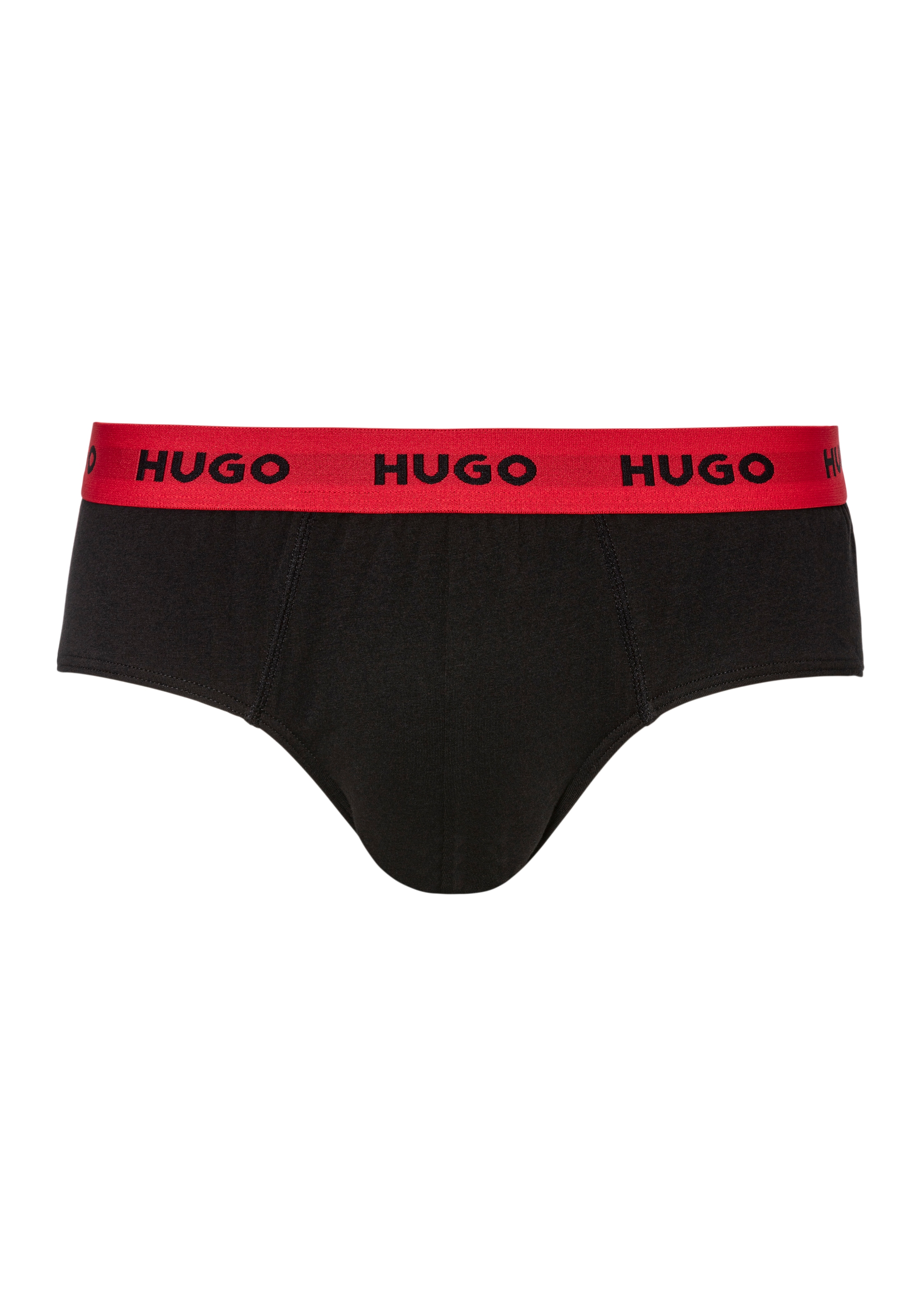 HUGO Underwear Hüftslip »HIPBRIEF TRIPLETPACK«, (Packung), mit elastischem Logobund