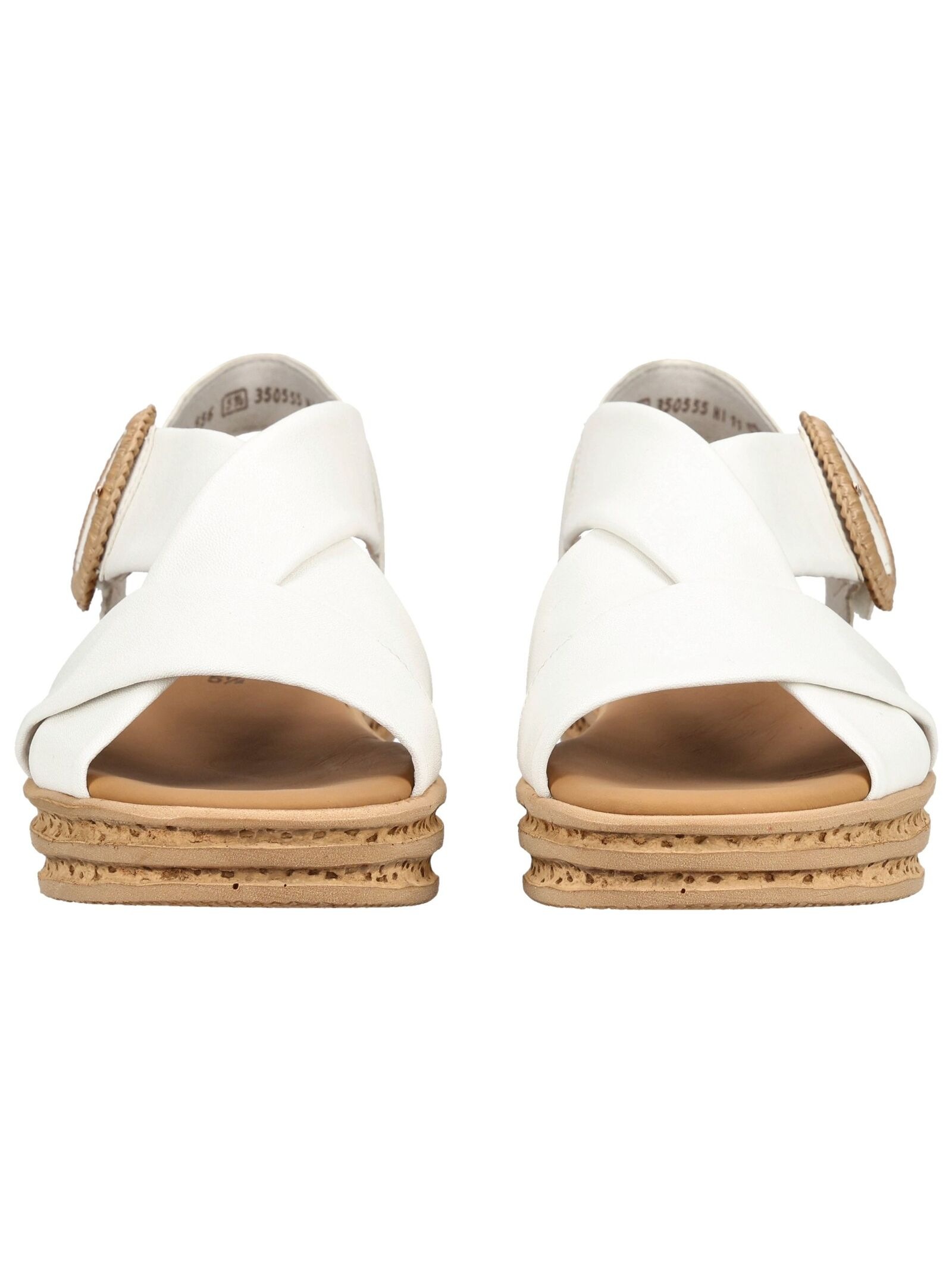 Keilsandalette GABOR, Damen, Gr. 41, creme, Nappaleder, Schuhe, Plateau, Riemchensandale, Sommerschuh mit Zierschnalle 2
