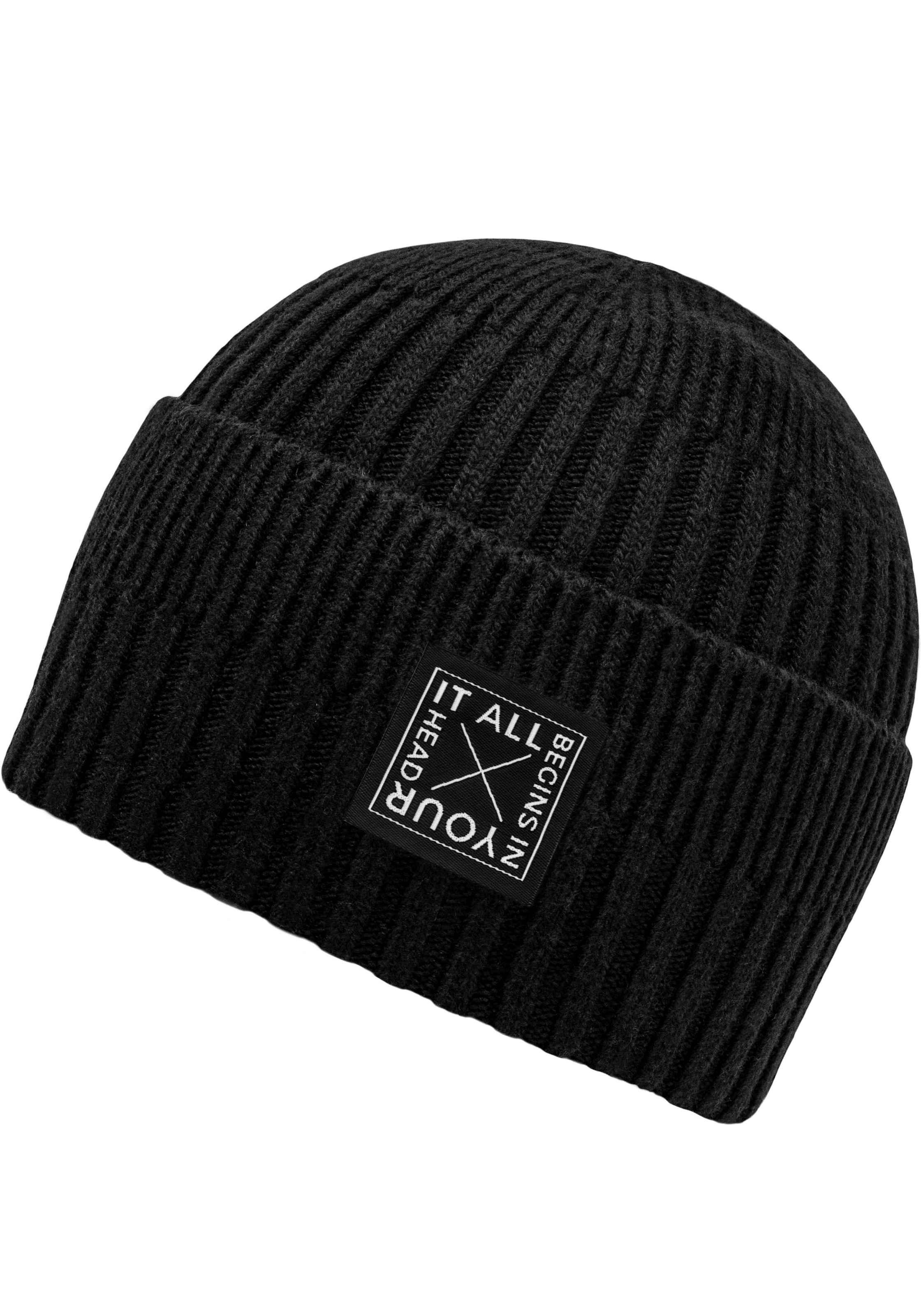 | Mit Wärmend, BAUR Wollanteil chillouts Hat«, Strickmütze kaufen Unisex, »Shealyn