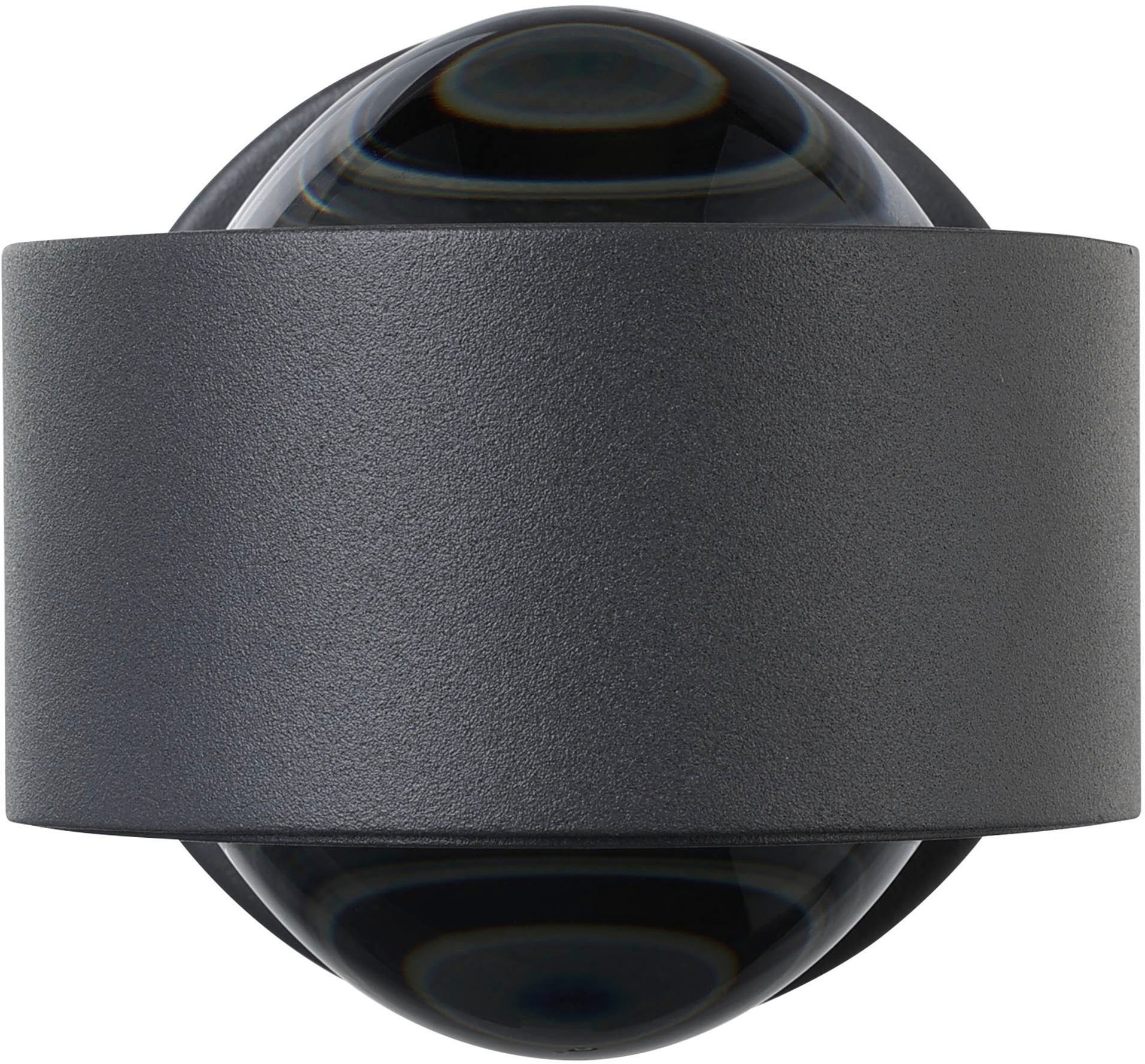 EGLO Wandleuchte »Ono 2 Wandlampe, Aluminium und Kunststoff, Wohnzimmerlampe, Lampe« LED-Modul 1 Stk. Warmweiß Wand-/Deckenleuchte - L9 x H8 x AL13 cm - anthrazit - 2X2,5W inkl.