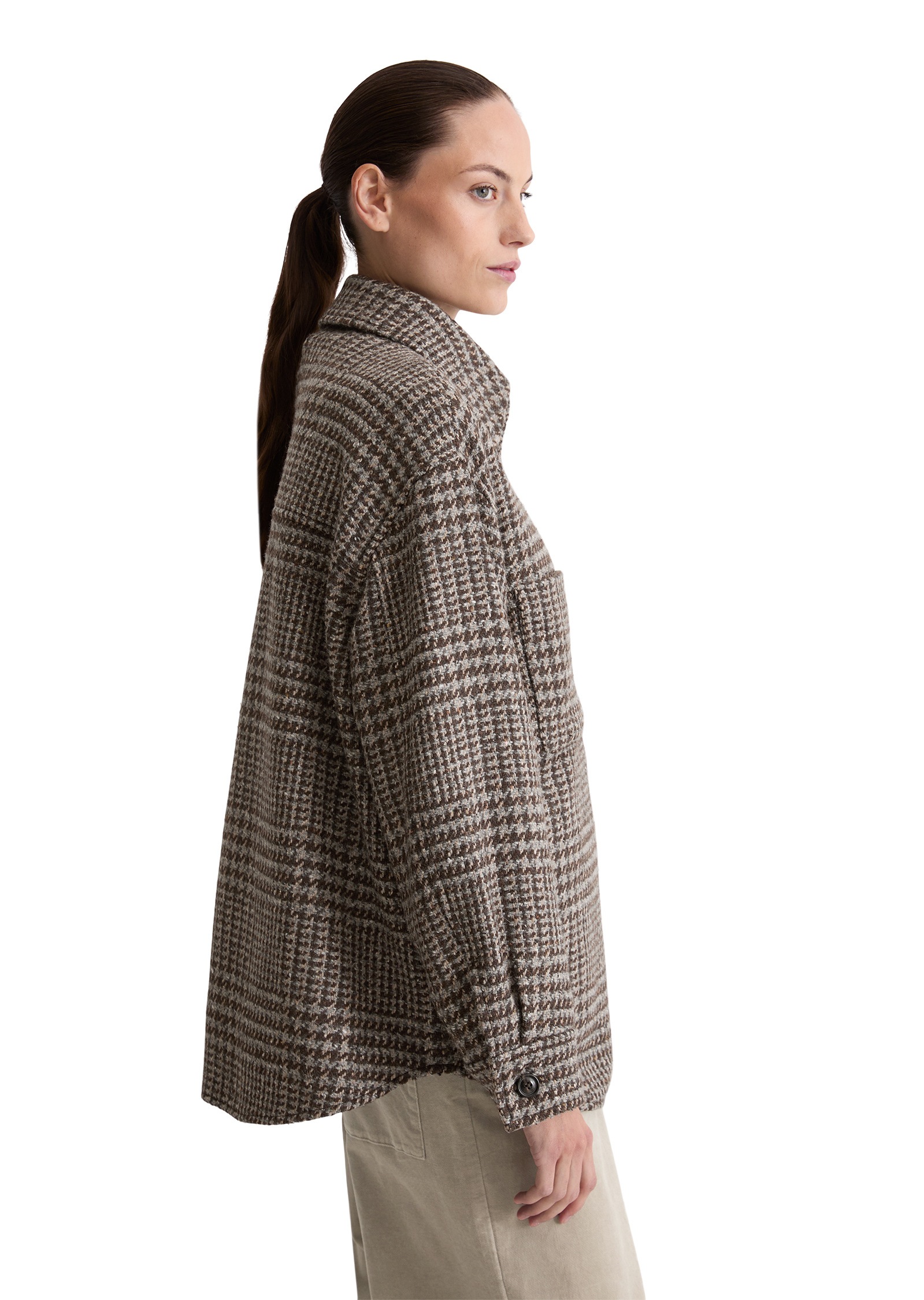 Marc O'Polo Outdoorjacke »aus Wolle-Mix« ohne Kapuze