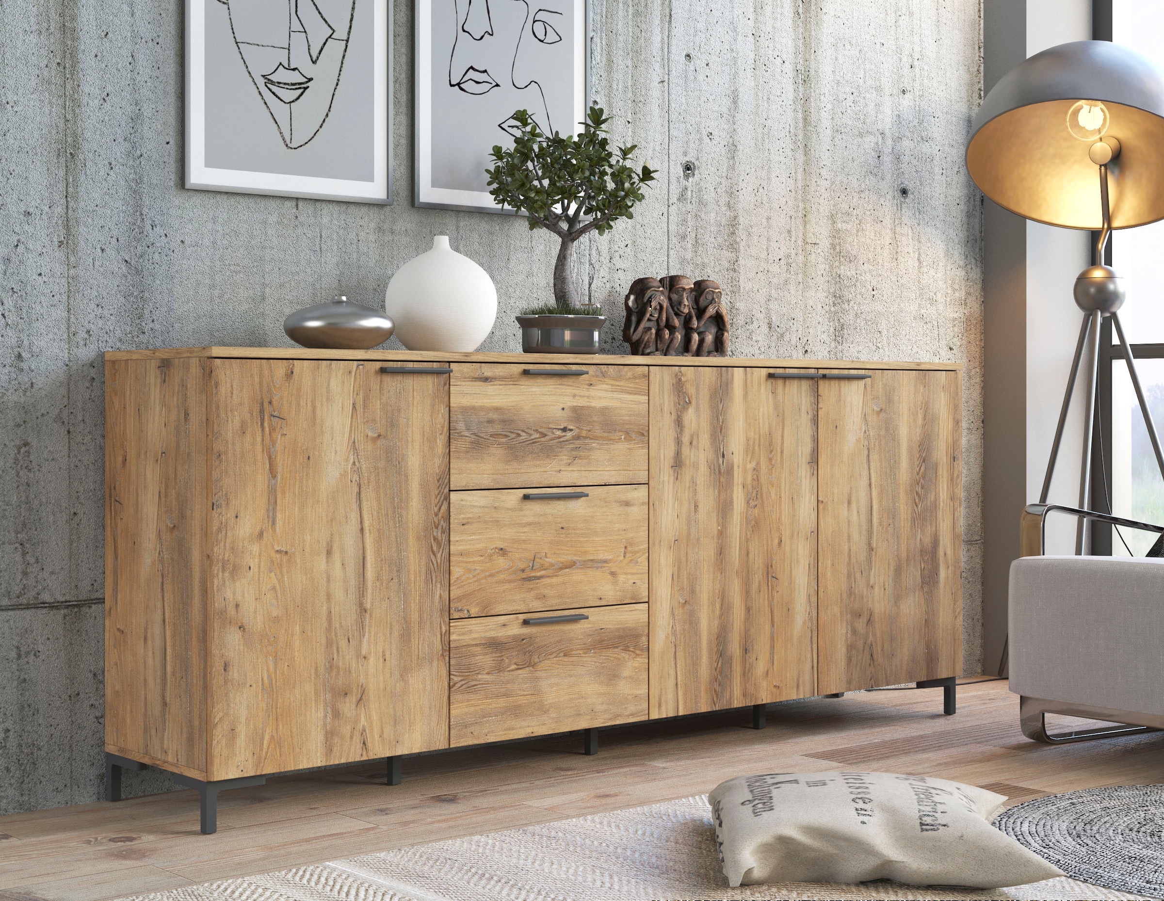 Home affaire Kommode »Alternative« Breite 201 cm