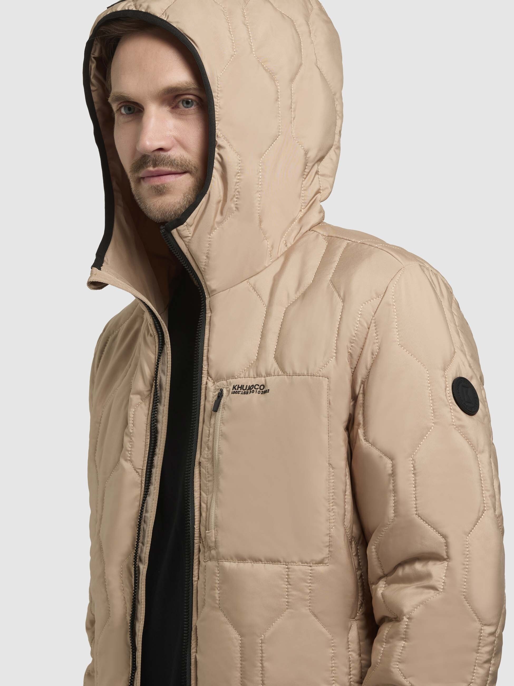 khujo Steppjacke »RHEIN«, mit Kapuze