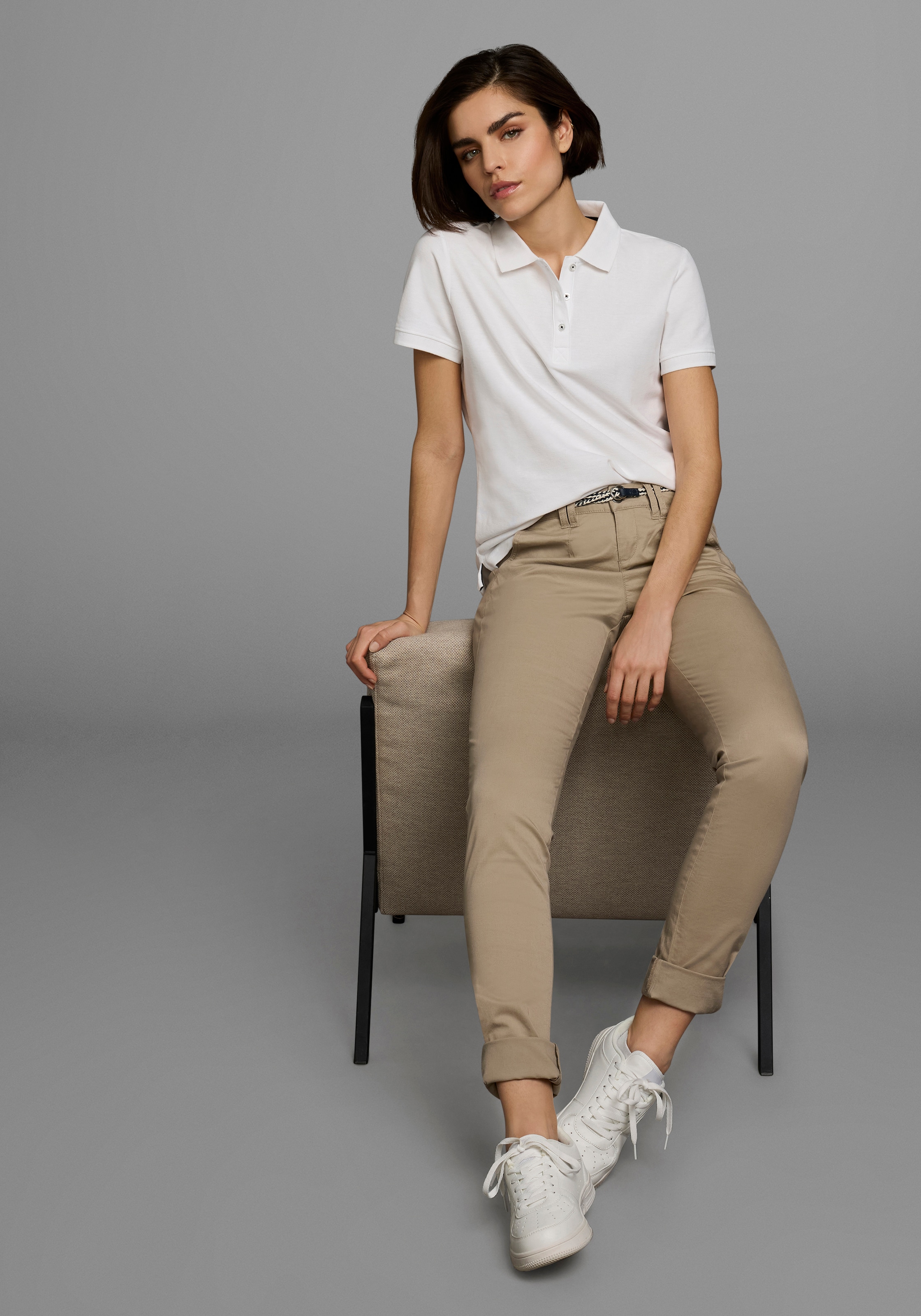 Eastwind Poloshirt, (Packung, 2 tlg., 2er-Pack), Kurzarm, figurumschmeichelnder Schnitt, Polokragen