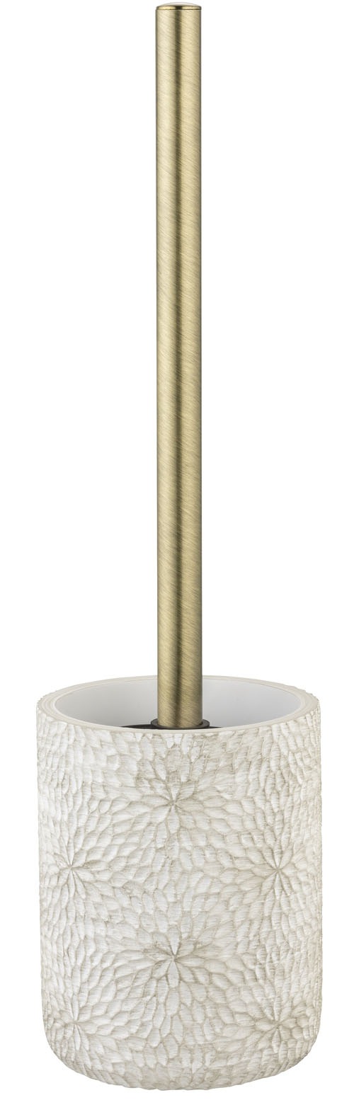 WENKO WC-Garnitur »Montalfano« aus Kunststoff | Polyresin (Kunststein)