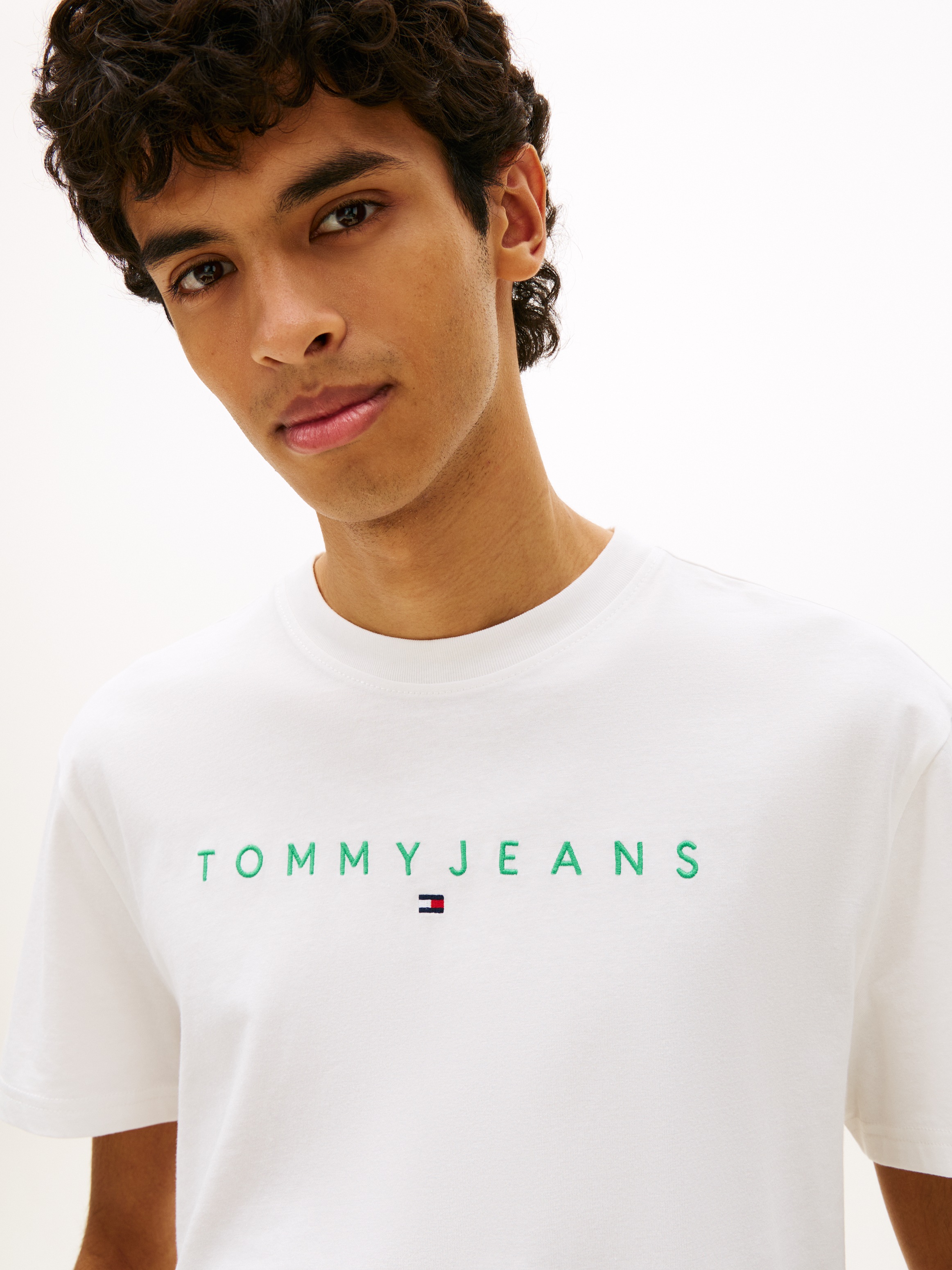 Tommy Jeans "TJM REG LINEAR LOGO TEE EXT" günstig online kaufen