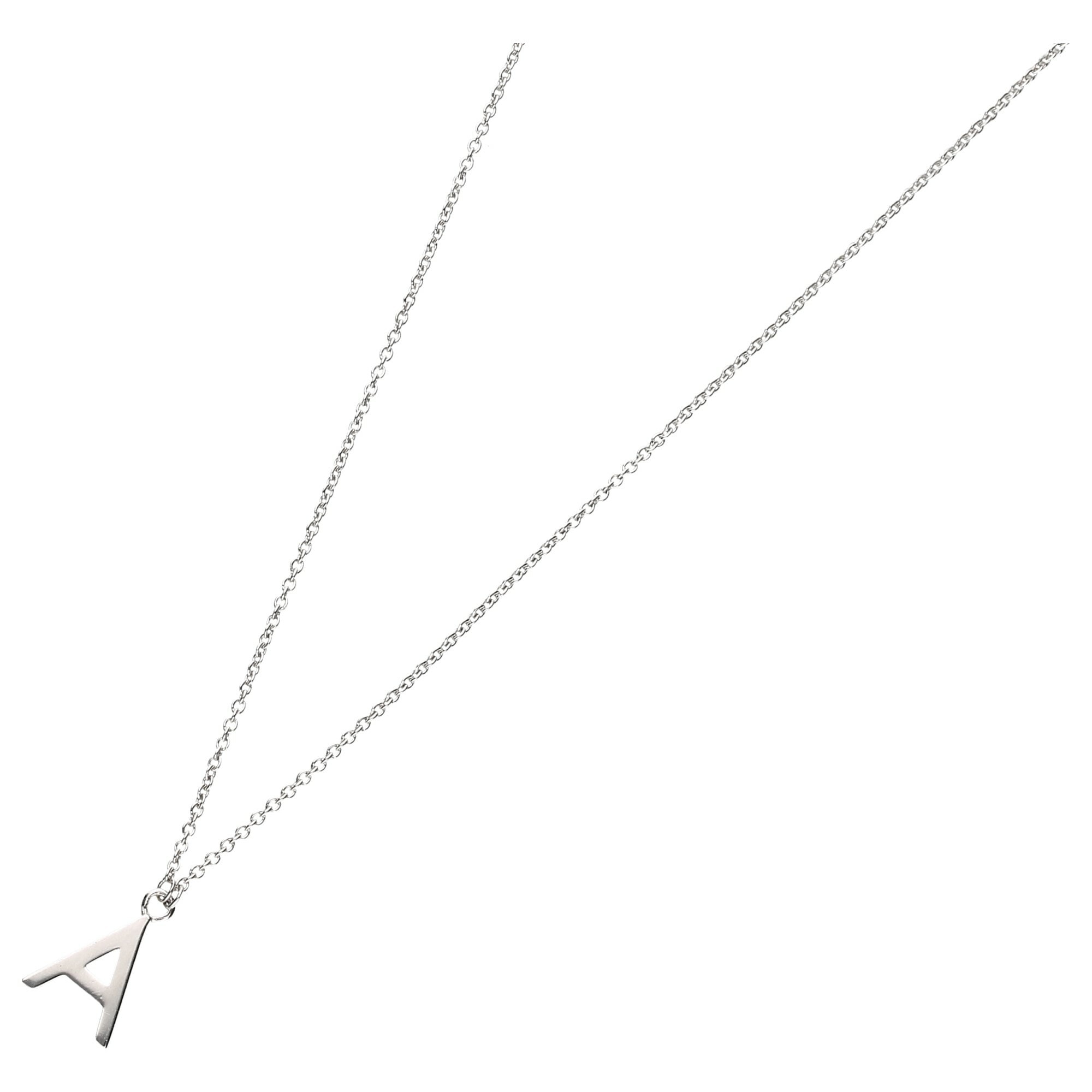 Collier »Buchstabe A, Silber 925«