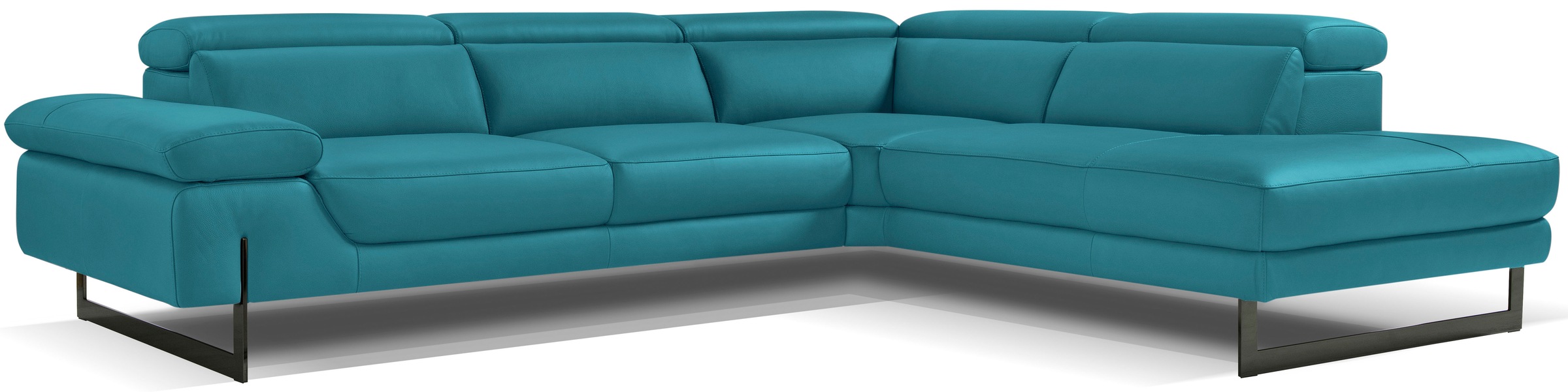 Egoitaliano Ecksofa »Queenie, extravagantes Sofa mit erstklassigem Sitzkomfort«, mit verstellbarer Armlehne und Kopfteilen für Wohlfühlkomfort