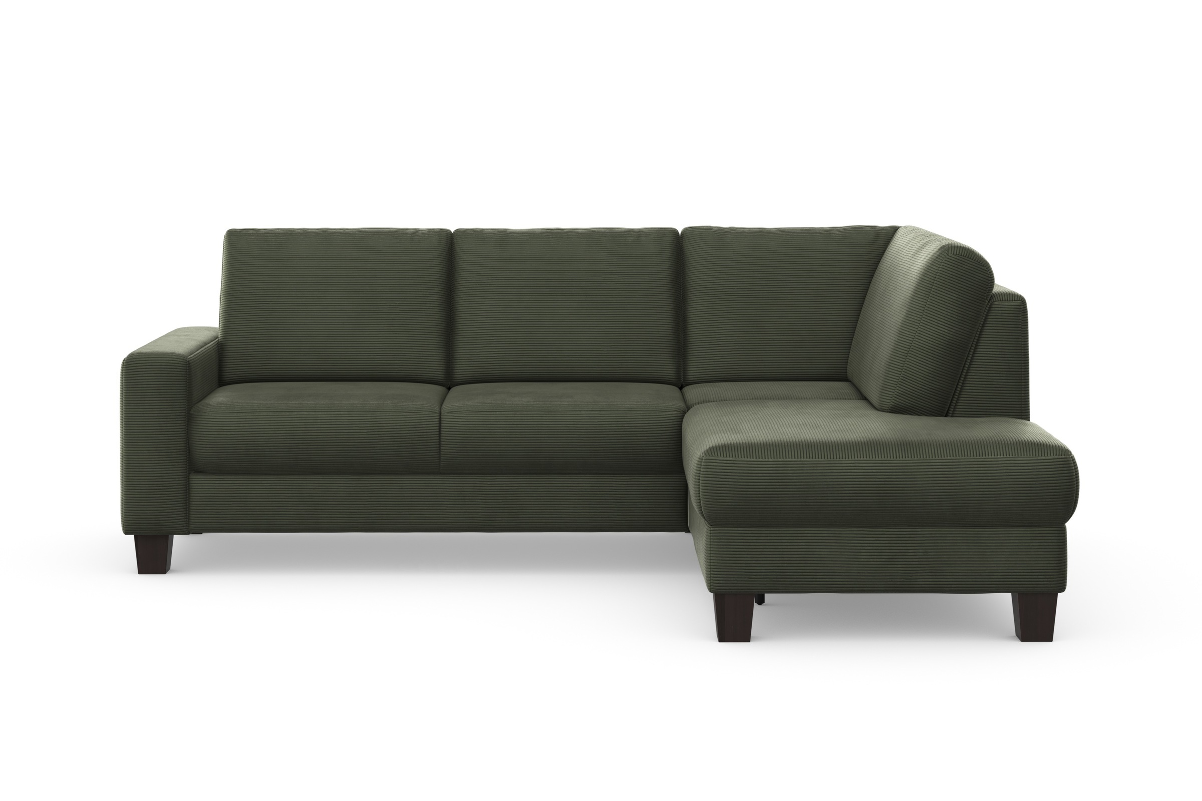 Home affaire Ecksofa »Summer L-Form«, mit Ottomane, mit oder ohne Bettfunktion und Bettkasten, Cord-Bezug