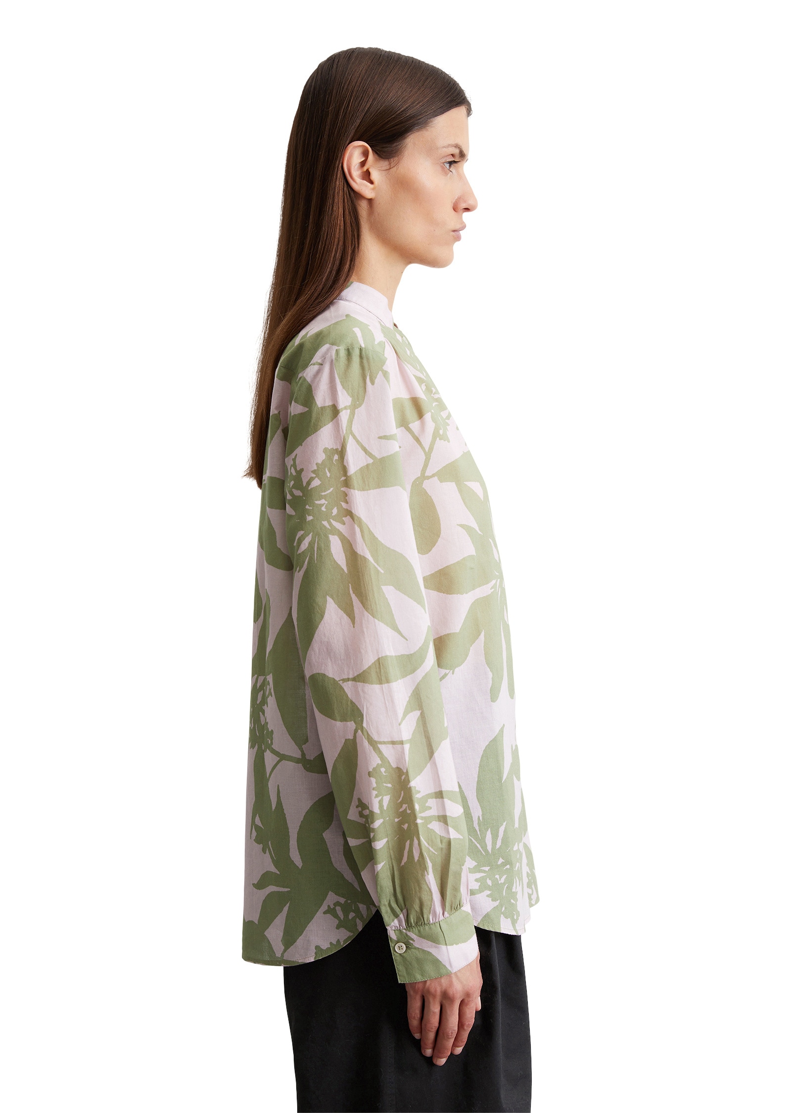 Marc O'Polo Langarmbluse »aus leichtem Baumwolle-Voile«