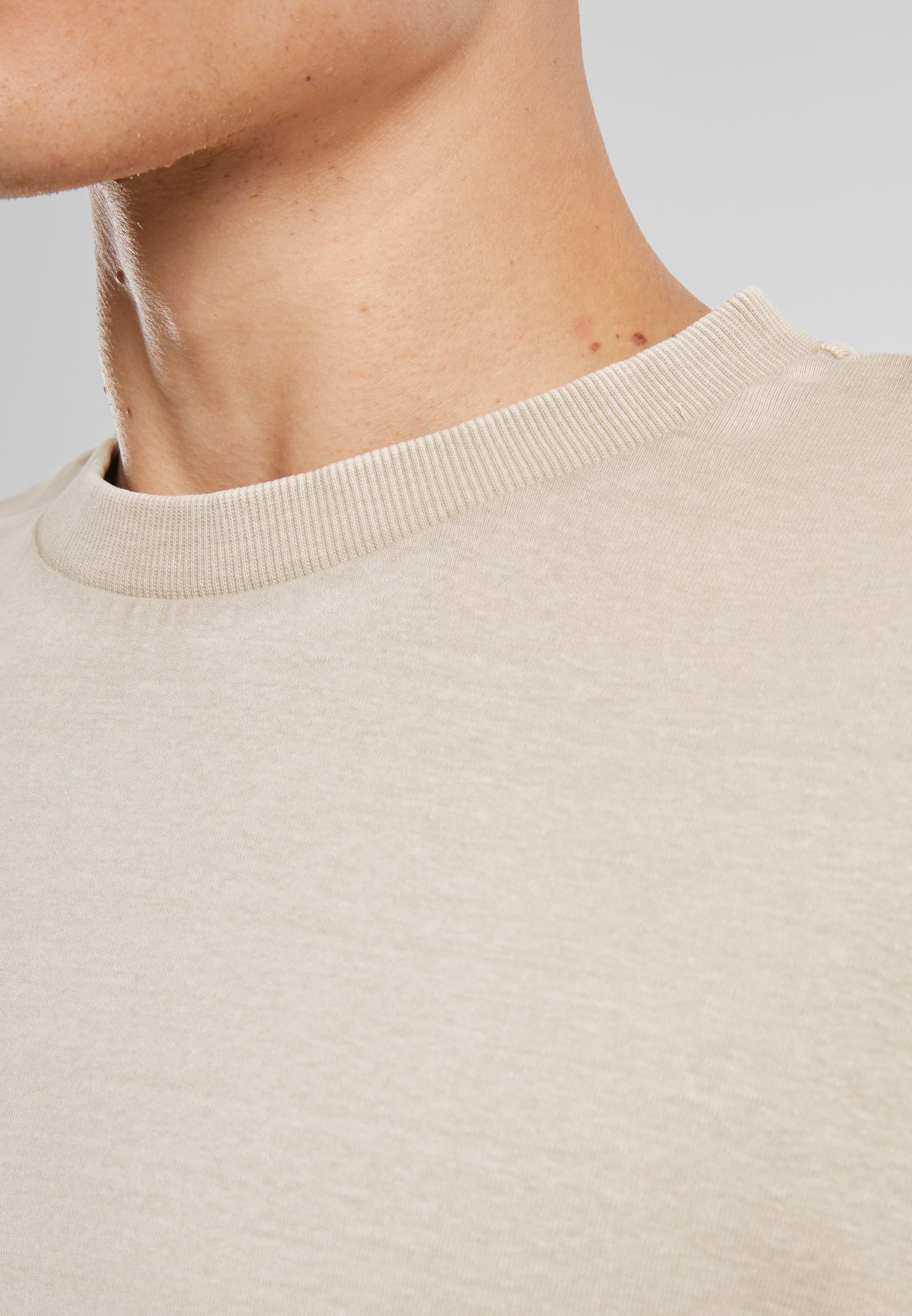 URBAN CLASSICS T-Shirt »Urban Classics Washed Rib Tee«, (1 tlg.)