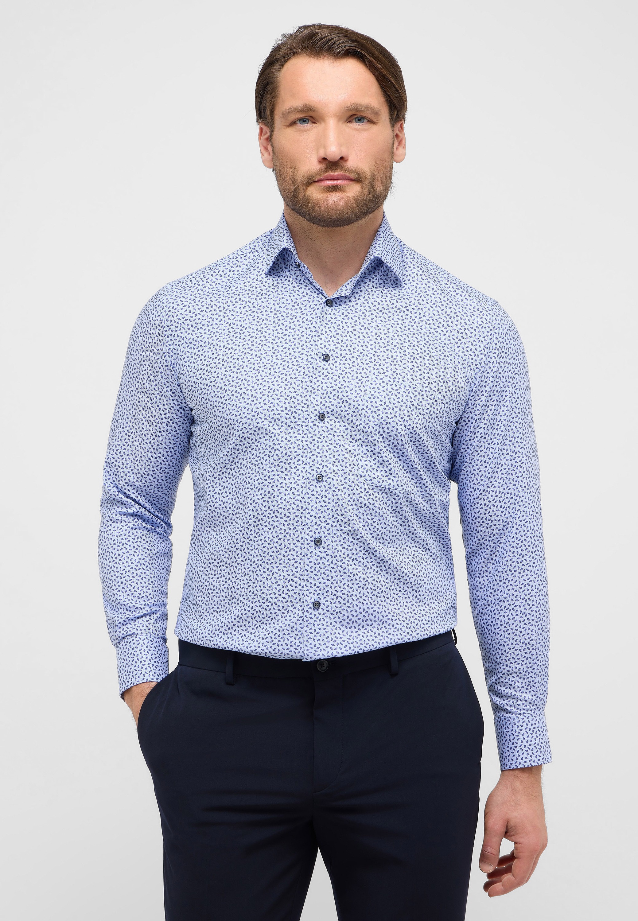 Eterna Langarmhemd "COMFORT FIT", NON IRON (bügelfrei) günstig online kaufen