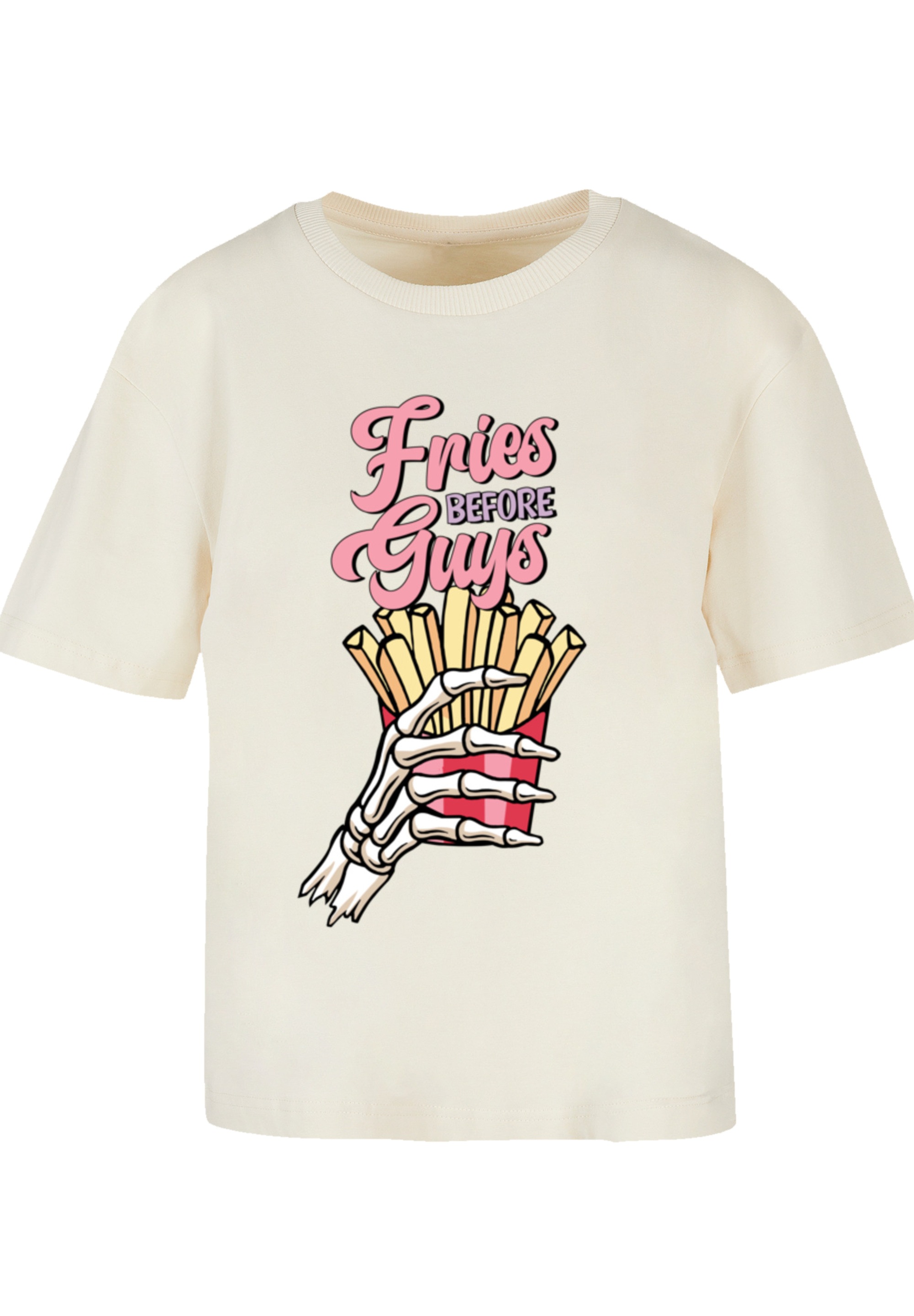 F4NT4STIC T-Shirt »Anti Valentinstag Fries«, Premium Qualität