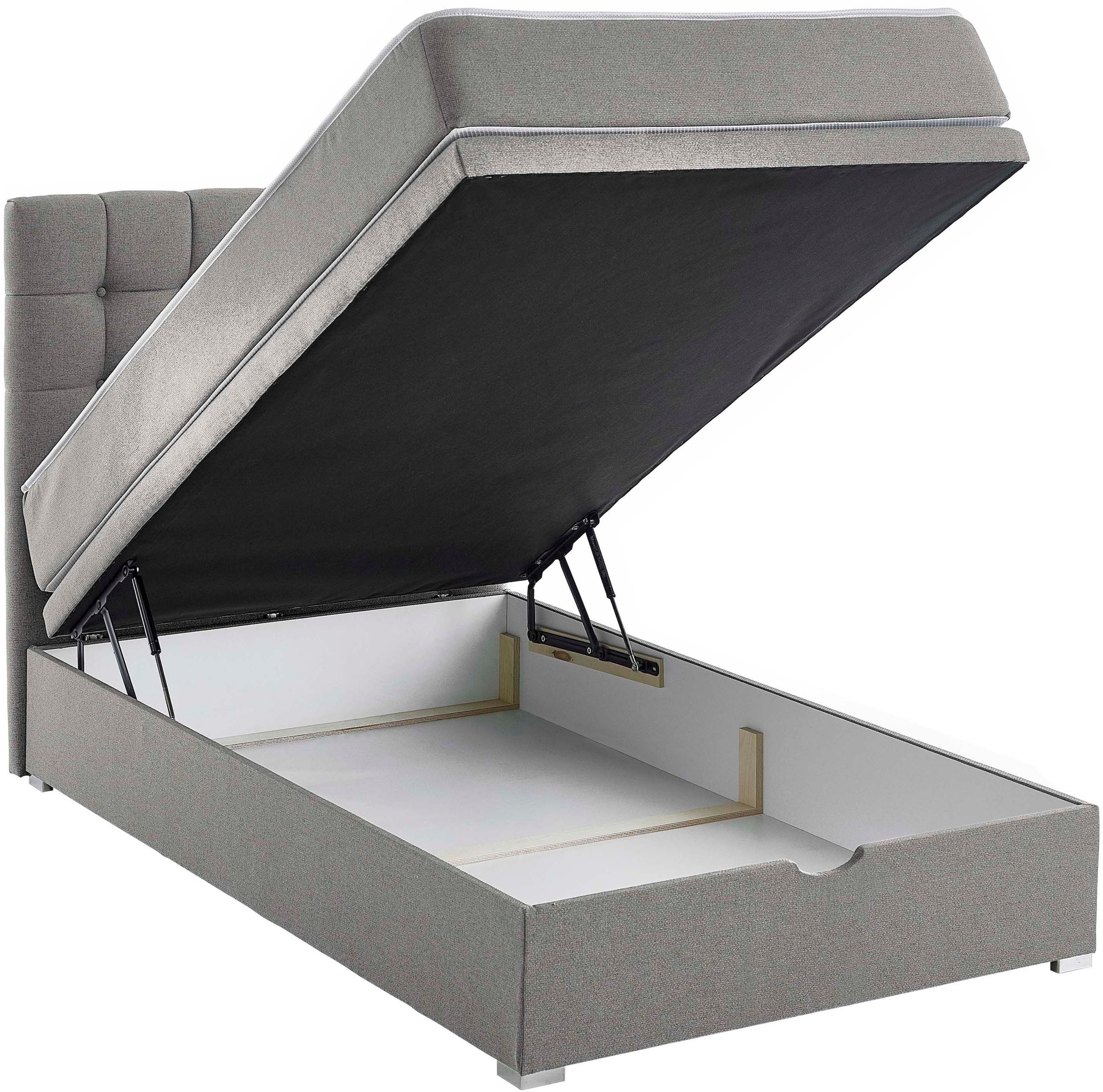 ATLANTIC home collection Boxbett »Riona, erweiterbar zu Doppel- und Familienbett«, wahlweise mit 120x200cm Taschen-Federkernmatratze oder ohne Matratze