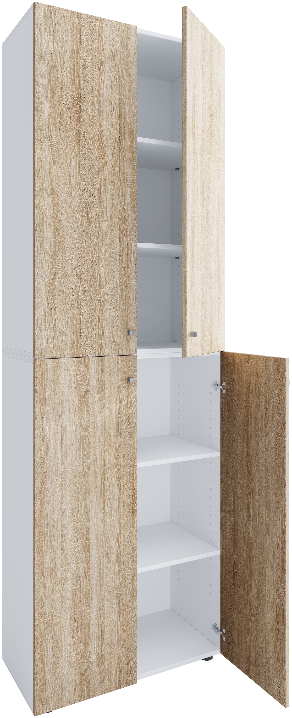 VCM Schuhschrank »VCM XL Holz Großer Schuhschrank Schuhregal Groß Stiefel Dielenmöbel Lona 6 Fächer Drehtüren«, (1 St.)
