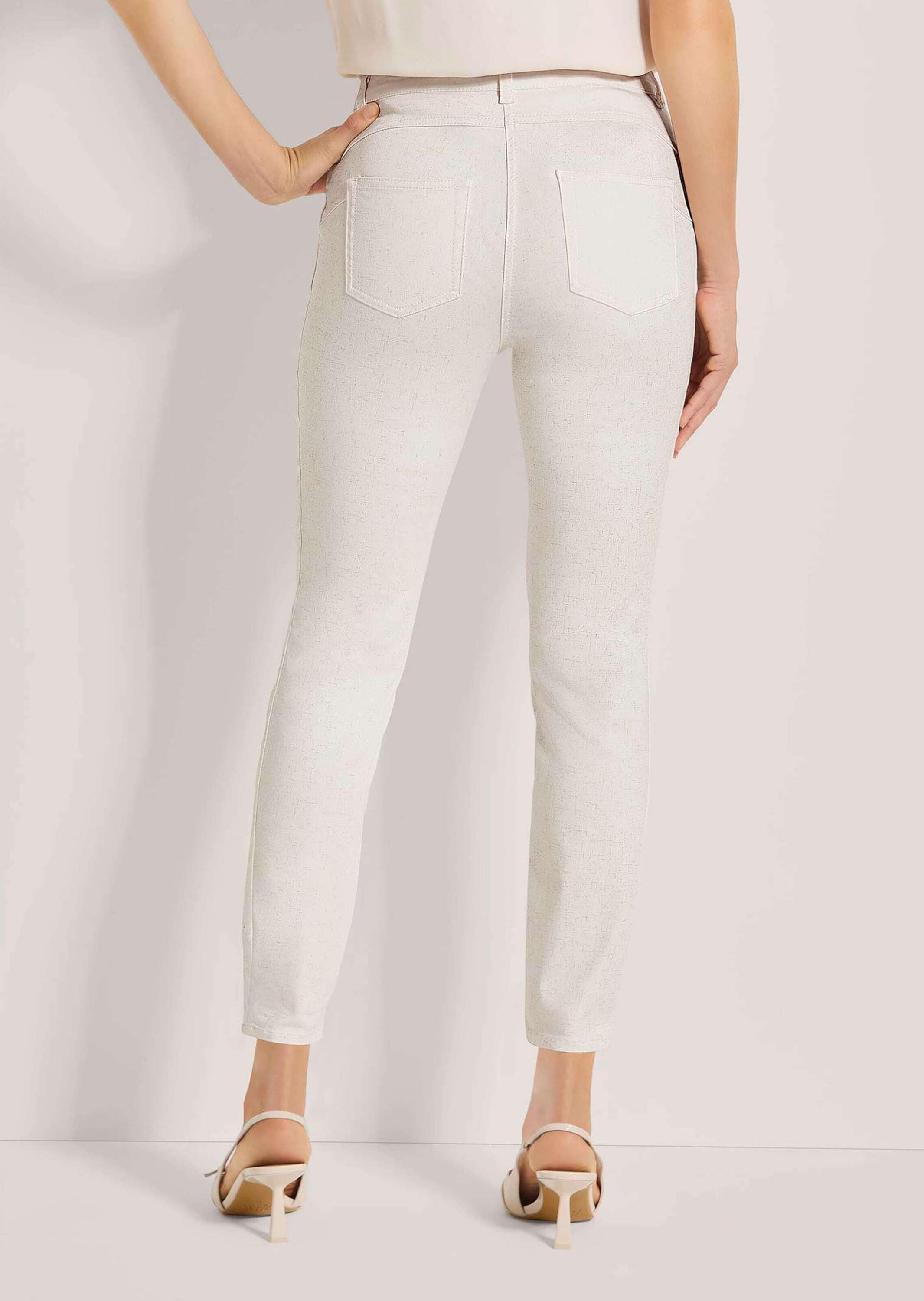 MADELEINE Chinos »Druckhose Schlanke Hose mit Allover-Druck«