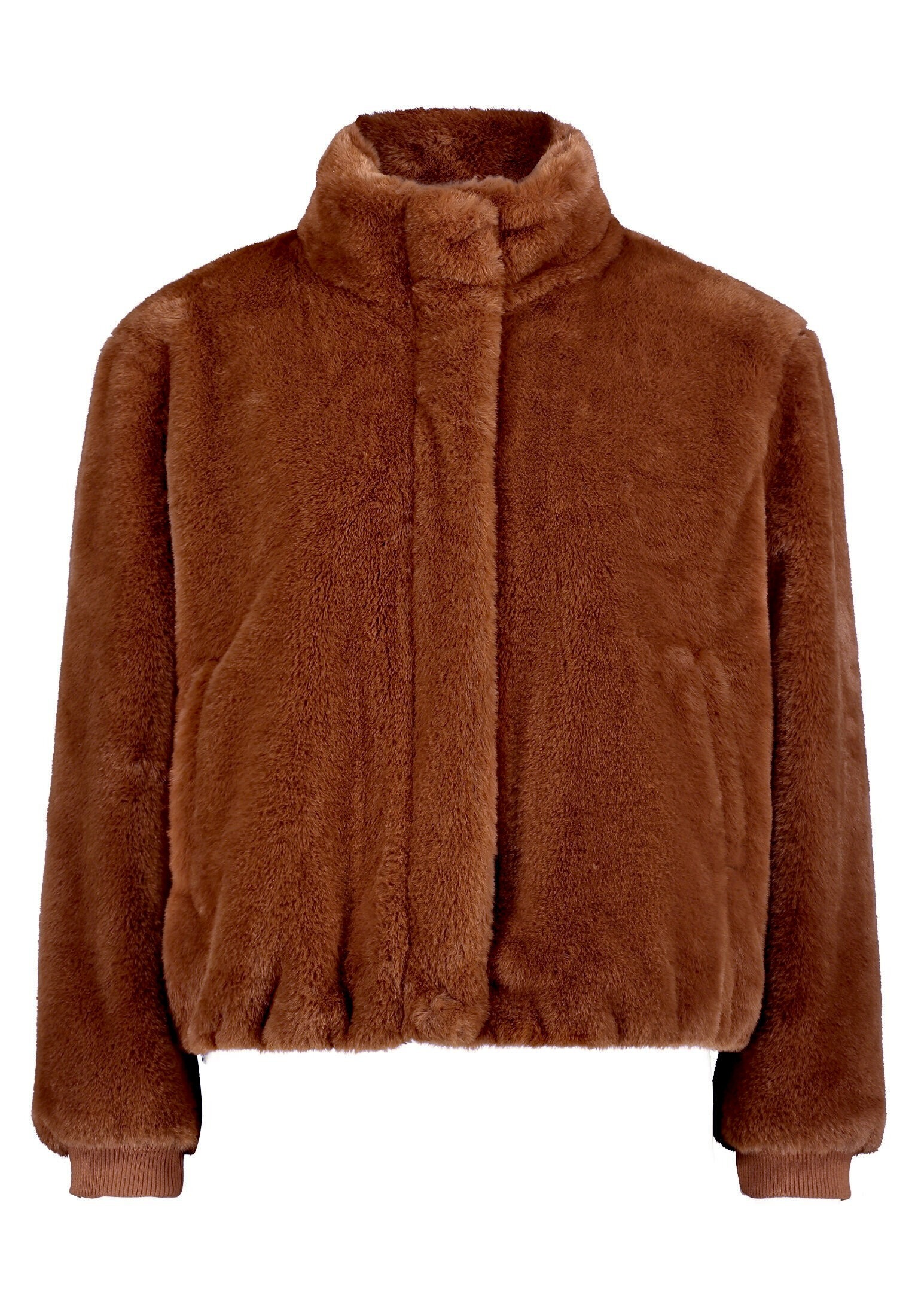 Betty&Co Fellimitatjacke »Damen mit Taschen«