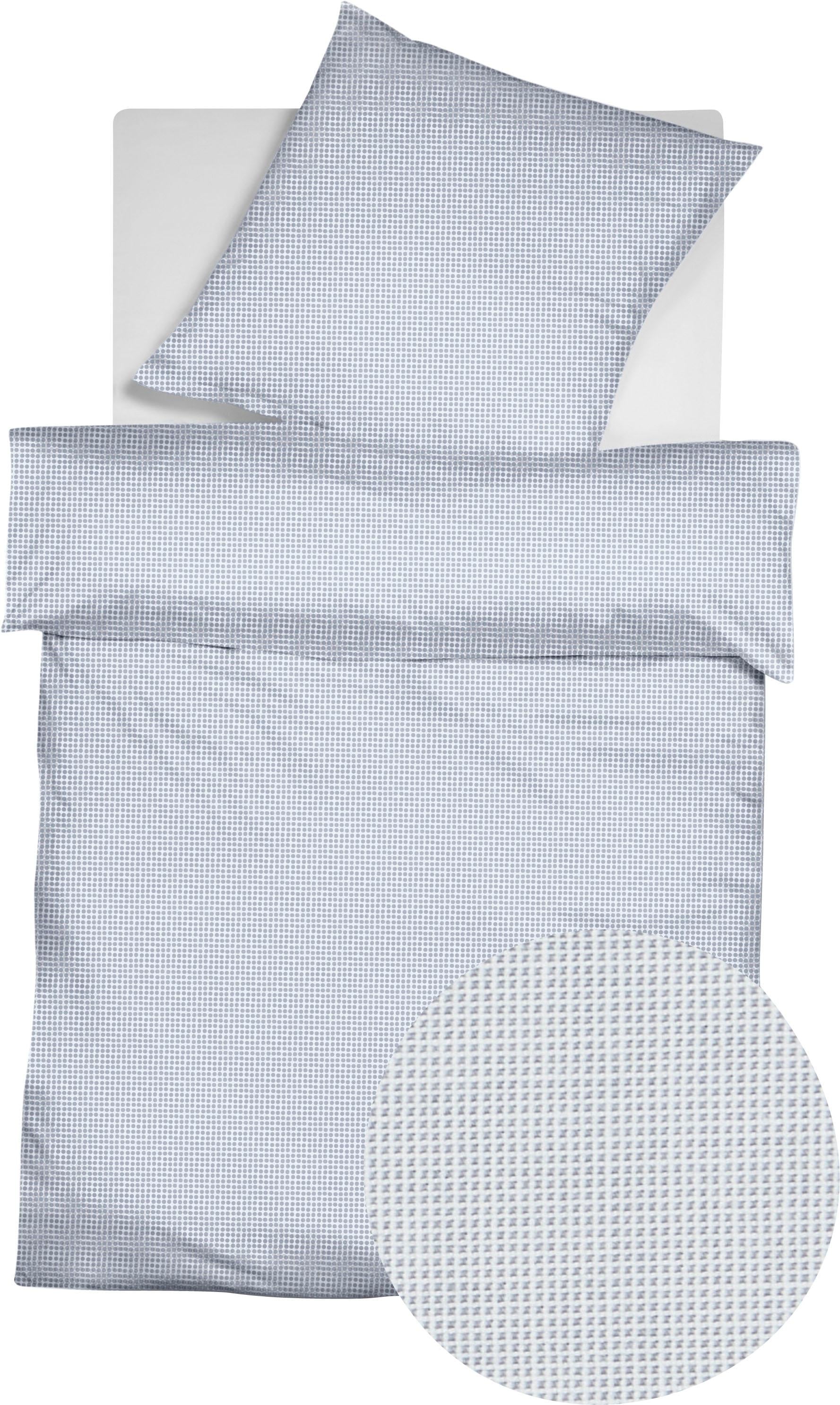 fleuresse "Porto" 2 Stk. 100% Baumwolle, in Gr. 135x200, 155x220, 200x200cm, Reißverschluss