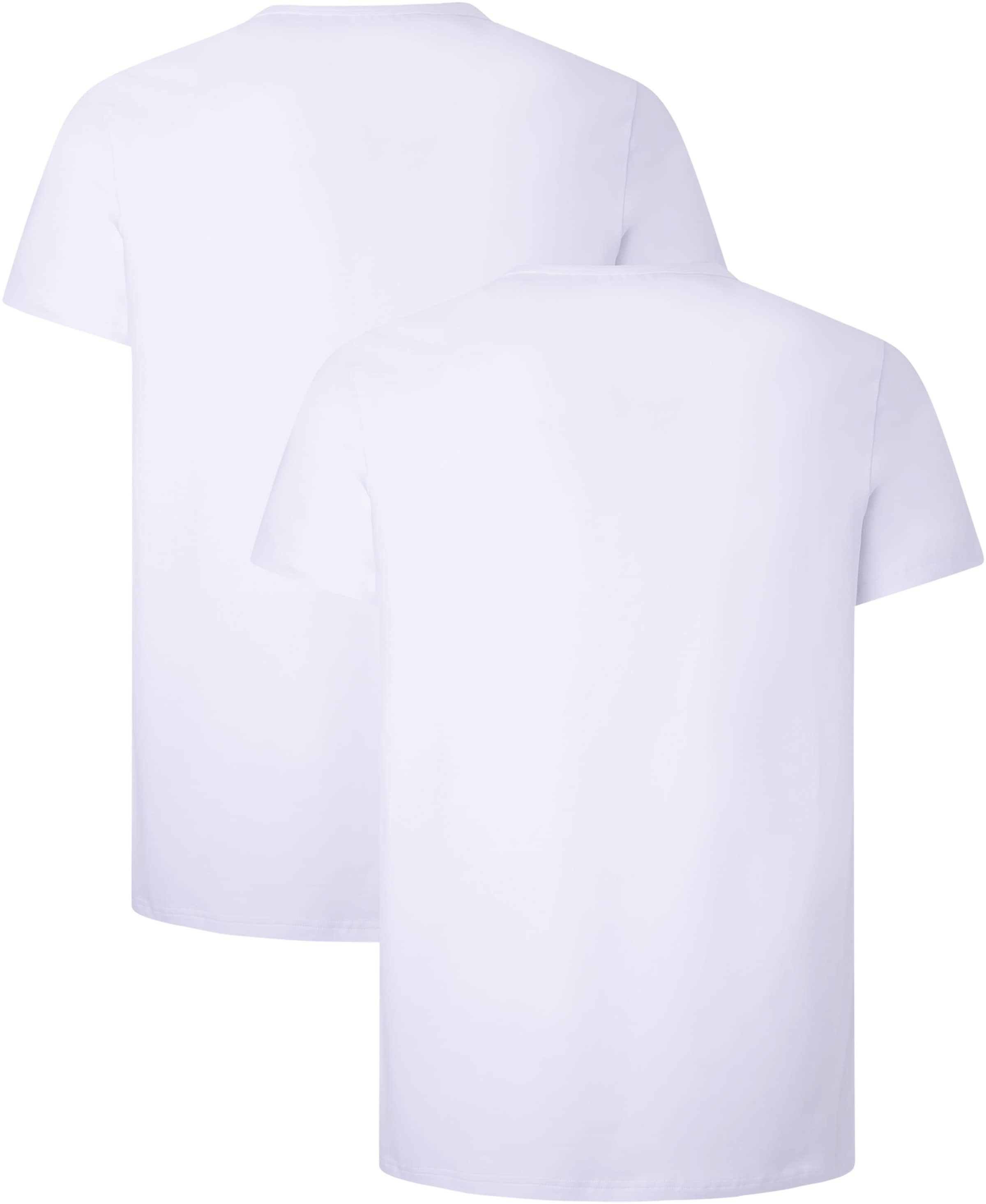 Rundhalsshirt, mit Stretch