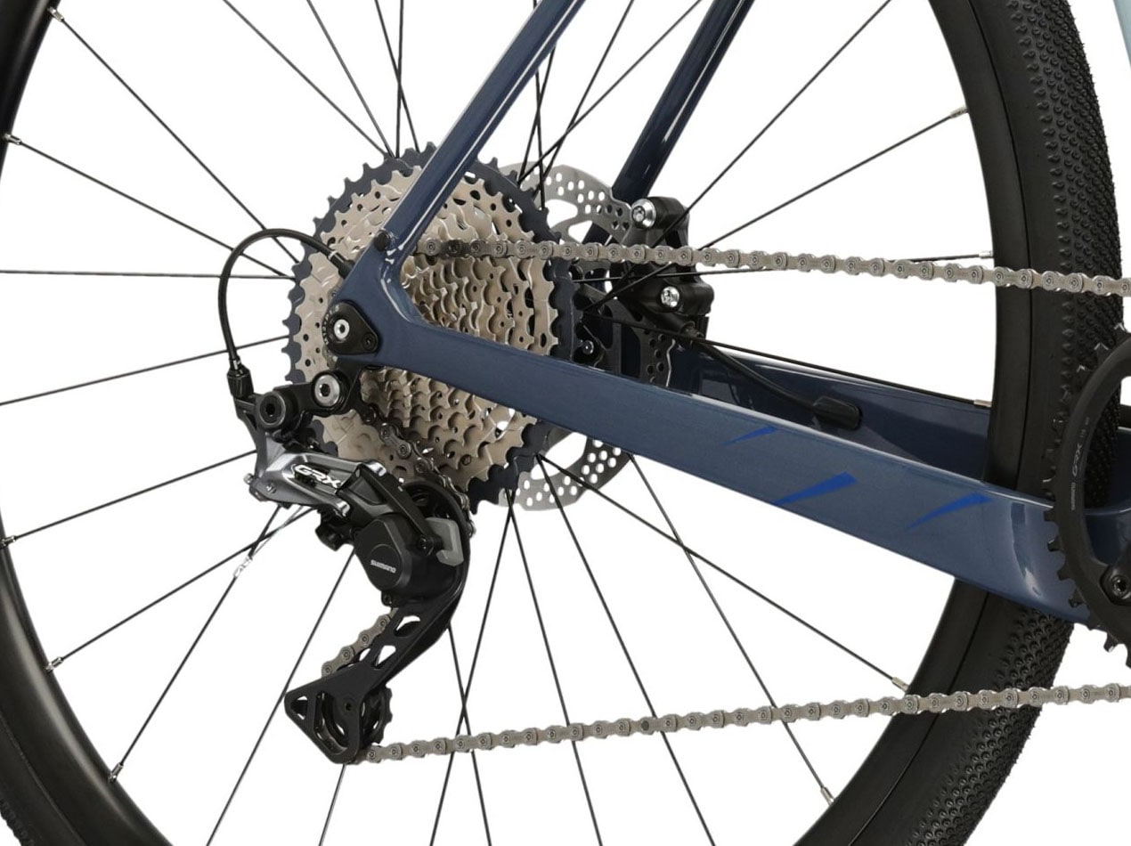 Kross Gravelbike »KROSS Gravelbike Esker 7.0 28" blau 11 Gänge«, 11 Gang, Shimano, GRX RX812 Schaltwerk, Kettenschaltung
