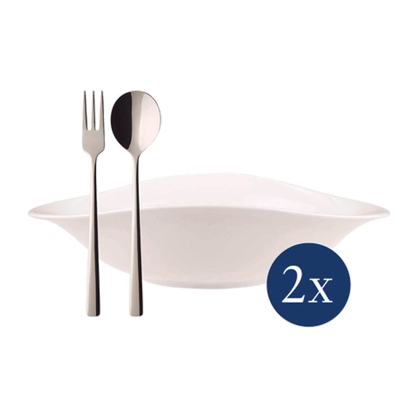 Villeroy & Boch Geschirr-Set "Italian-Set Vapiano 6er Set weiß" Spülmaschinenfest