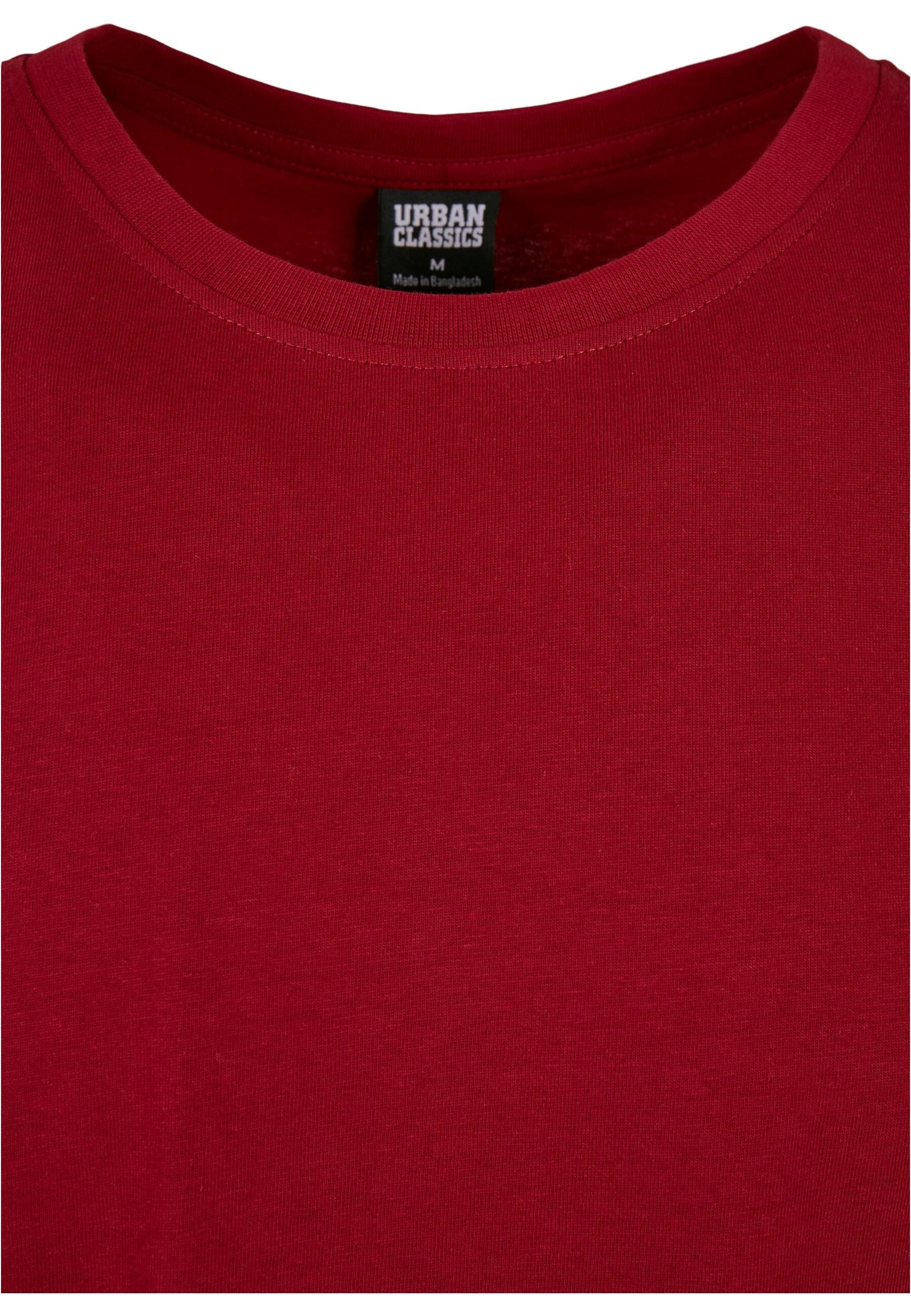 URBAN CLASSICS T-Shirt »Urban Classics Herren Long Shaped Turnup Tee«, (1 tlg.)