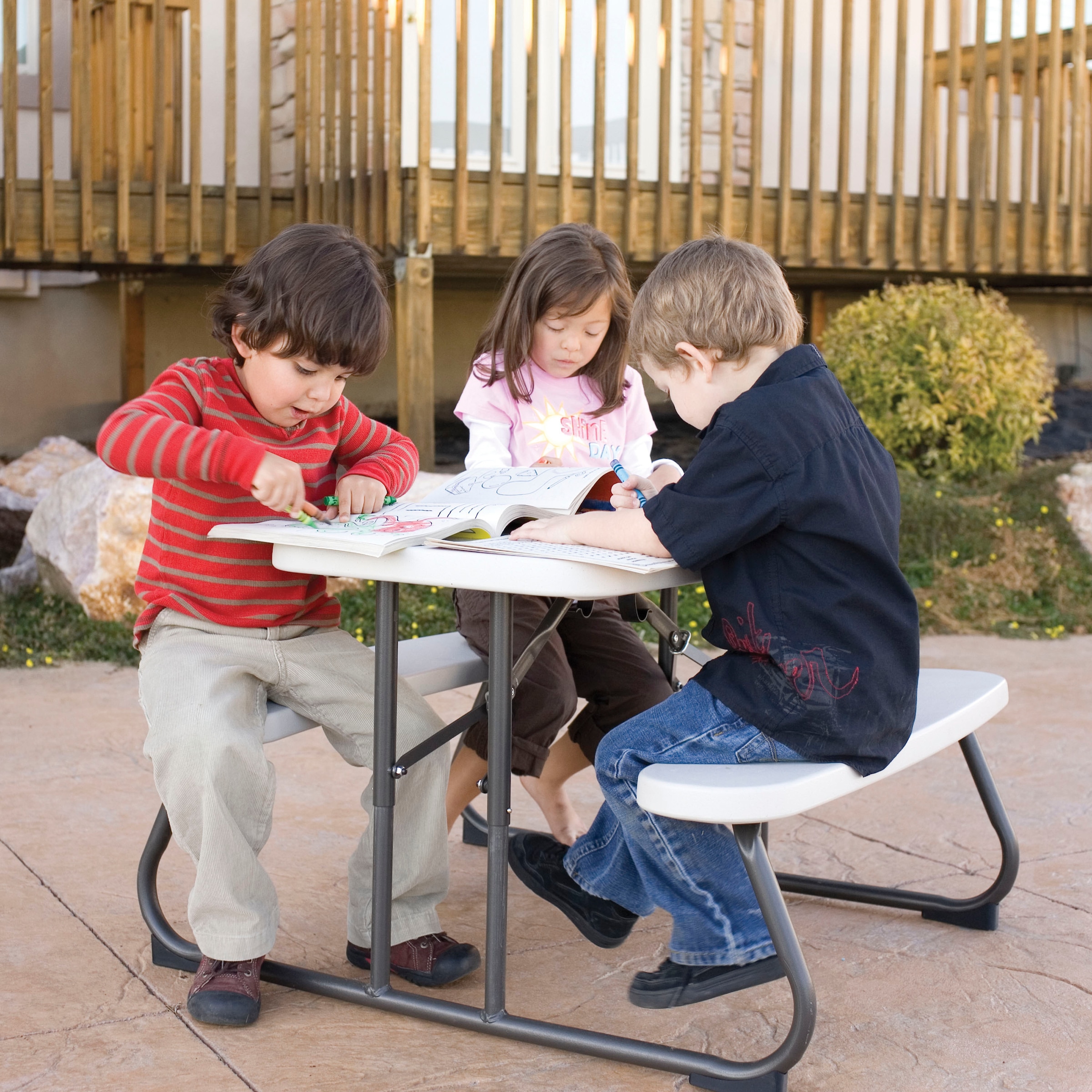 Garten-Kindersitzgruppe »Picknickgarnitur«, klappbar, schnell auf- und abbaubar