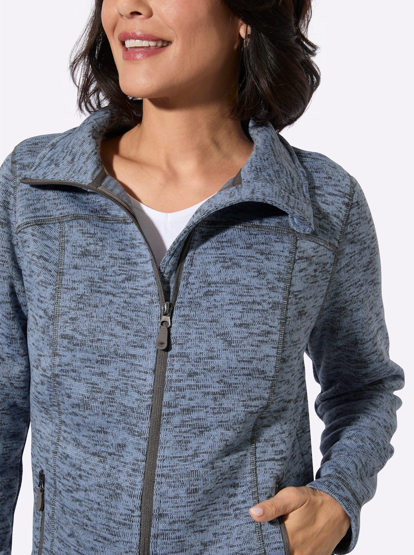 Casual Looks Strickfleecejacke