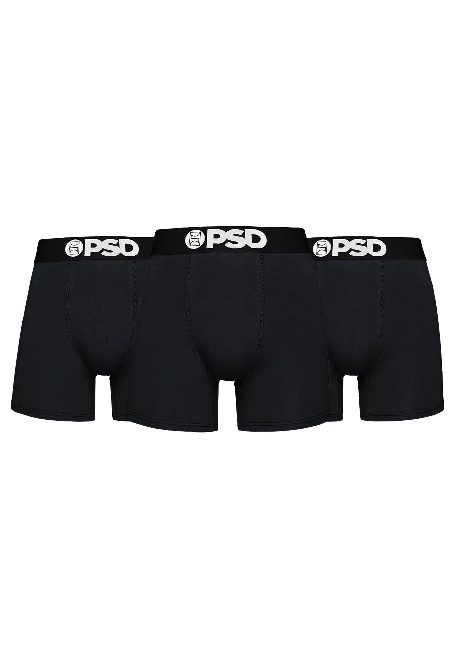 PSD Boxershorts "PSD CTN SOLIDS BLK 5I 3PK" 1 Stk. günstig online kaufen