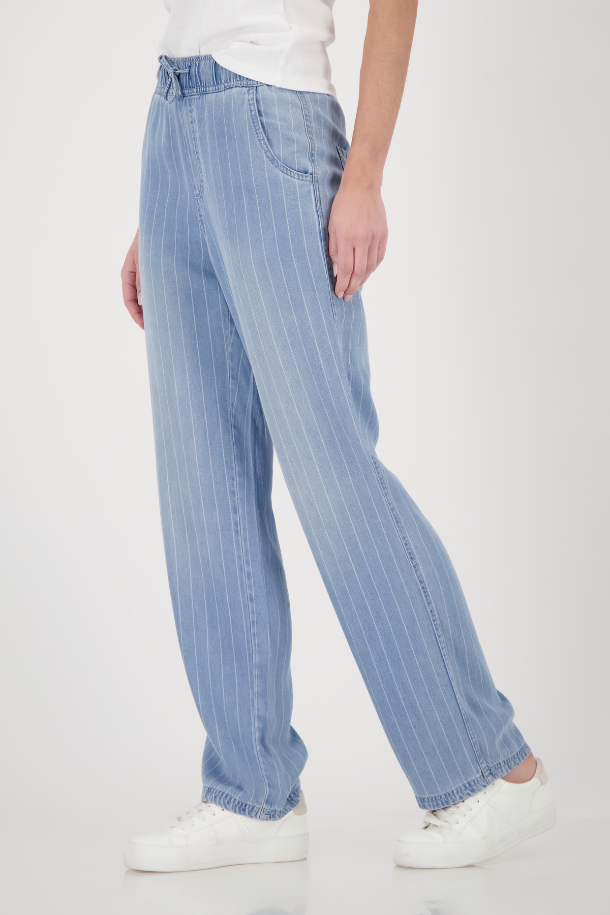 Monari Schlupfhose  Regular fit mit elastischem Bund