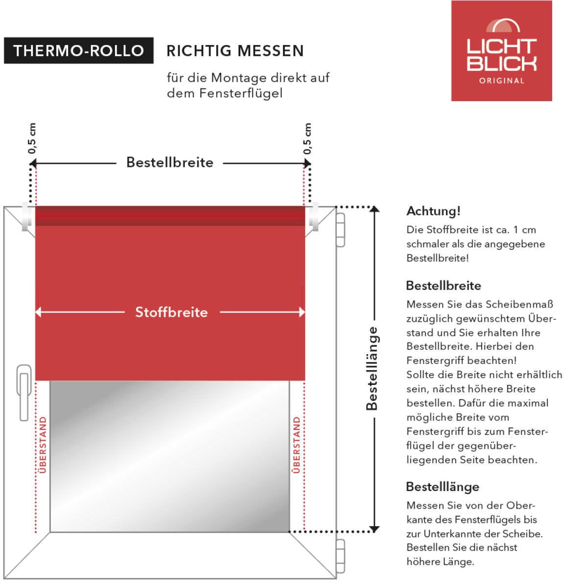 LICHTBLICK ORIGINAL Seitenzugrollo Thermobeschichtung mit BAUR ohne energiesparend-Perlreflex-beschichtet, verdunkelnd, »Klemmfix kaufen freihängend, | Bohren, Hitzeschutz«