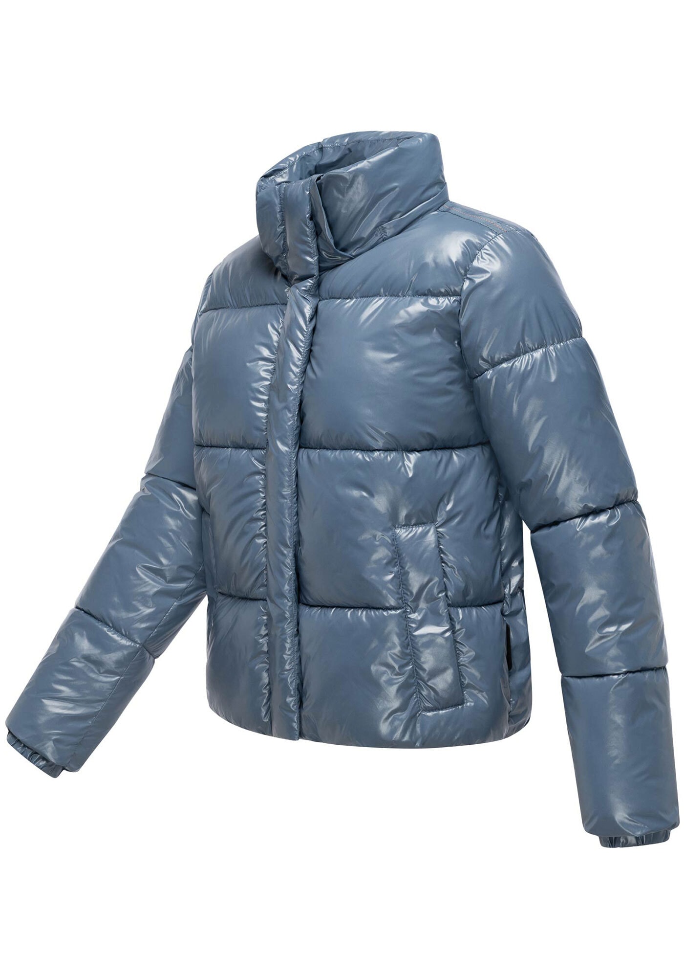 Marikoo Winterjacke »Skyraa«, Leicht glänzendes Obermaterial mit moderner Steppung