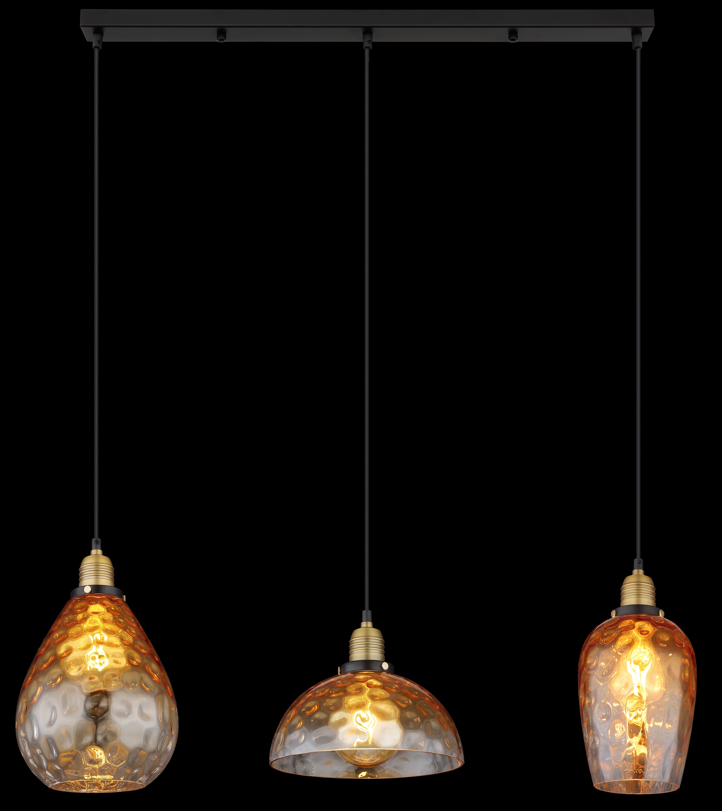 GLOBO LIGHTING Hängeleuchte »SALVY«, Leuchtmittel E27 | ohne Leuchtmittel, Hängelampe/Pendelleuchte/Esszimmer/Wohnzimmer/Esstisch