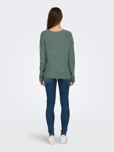 ONLY V-Ausschnitt-Pullover »ONLCAMILLA V-NECK L/S PULLOVER KNT NOOS«