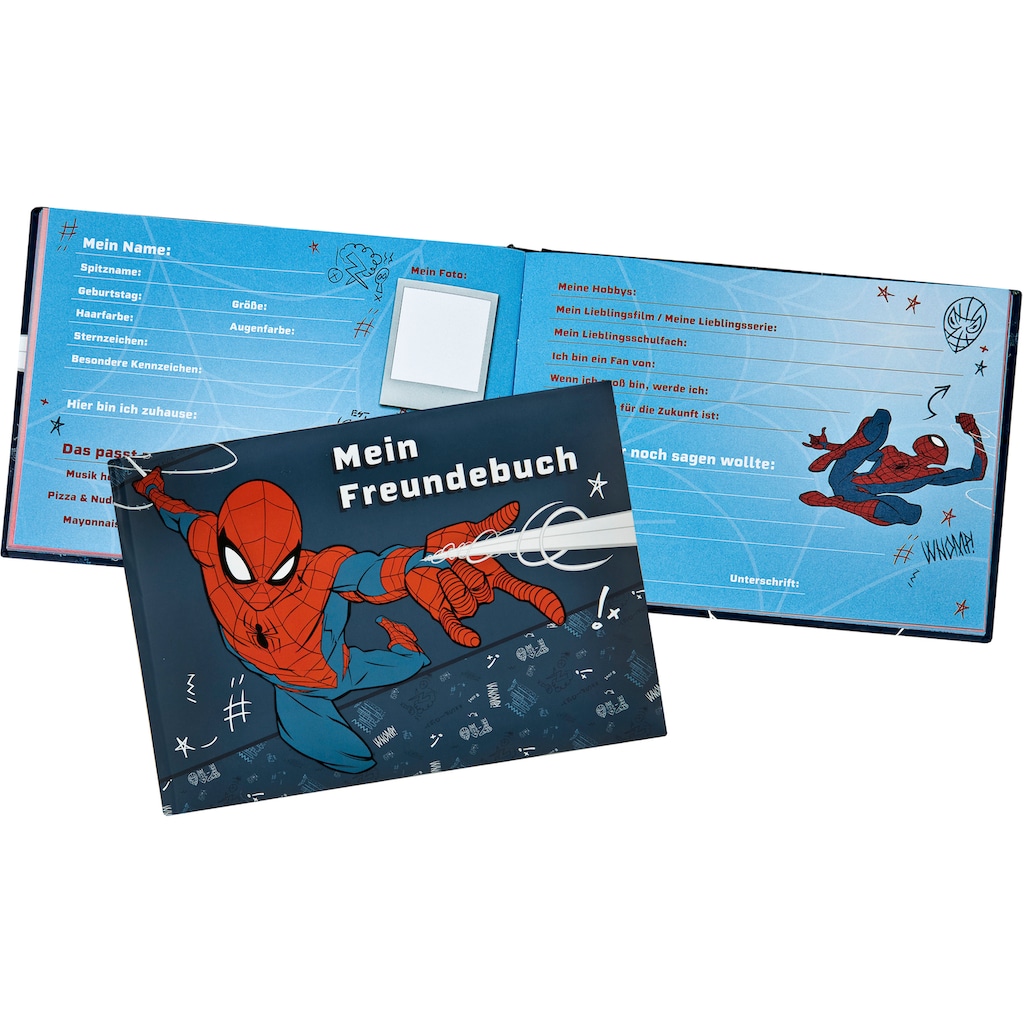 Scooli Buch »Spiderman«, (Set, 3 St.)